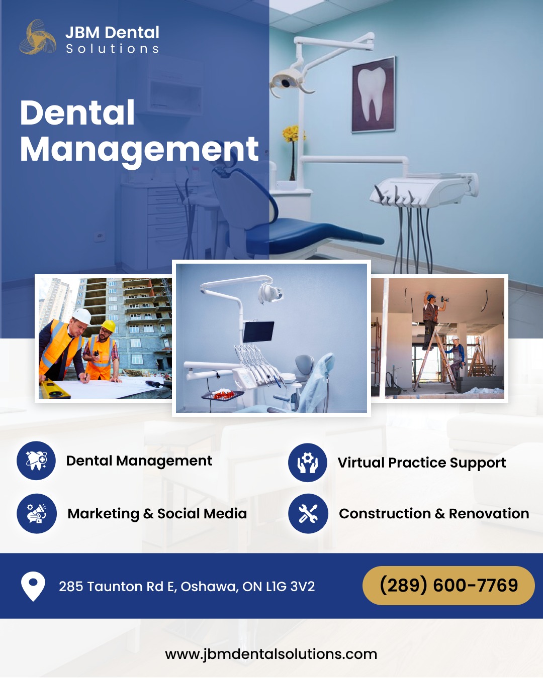 JBM Dental Solutions Facebook ad: Overwhelmed by admin, billing, recall systems, or…