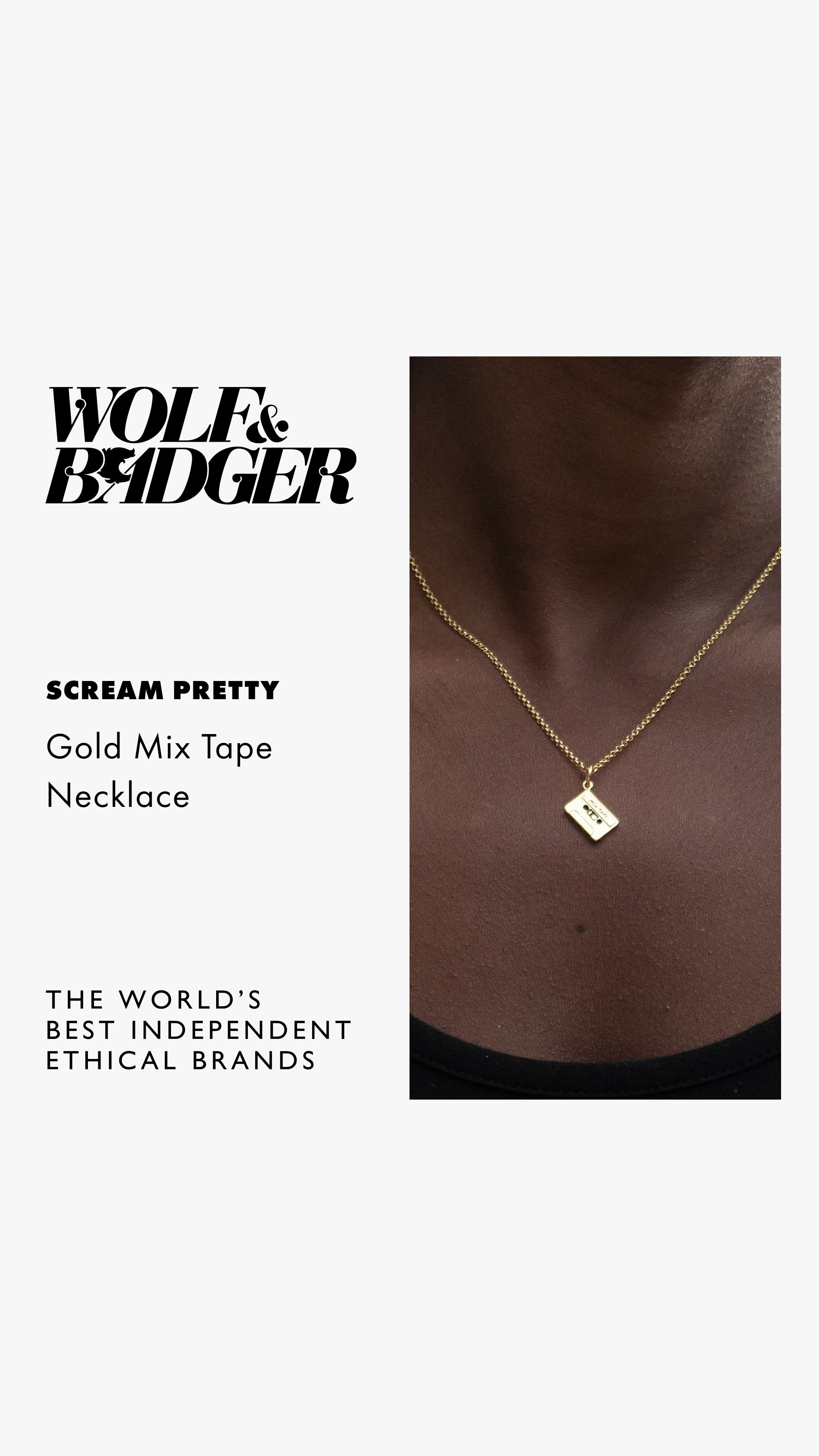 Wolf & Badger Facebook ad