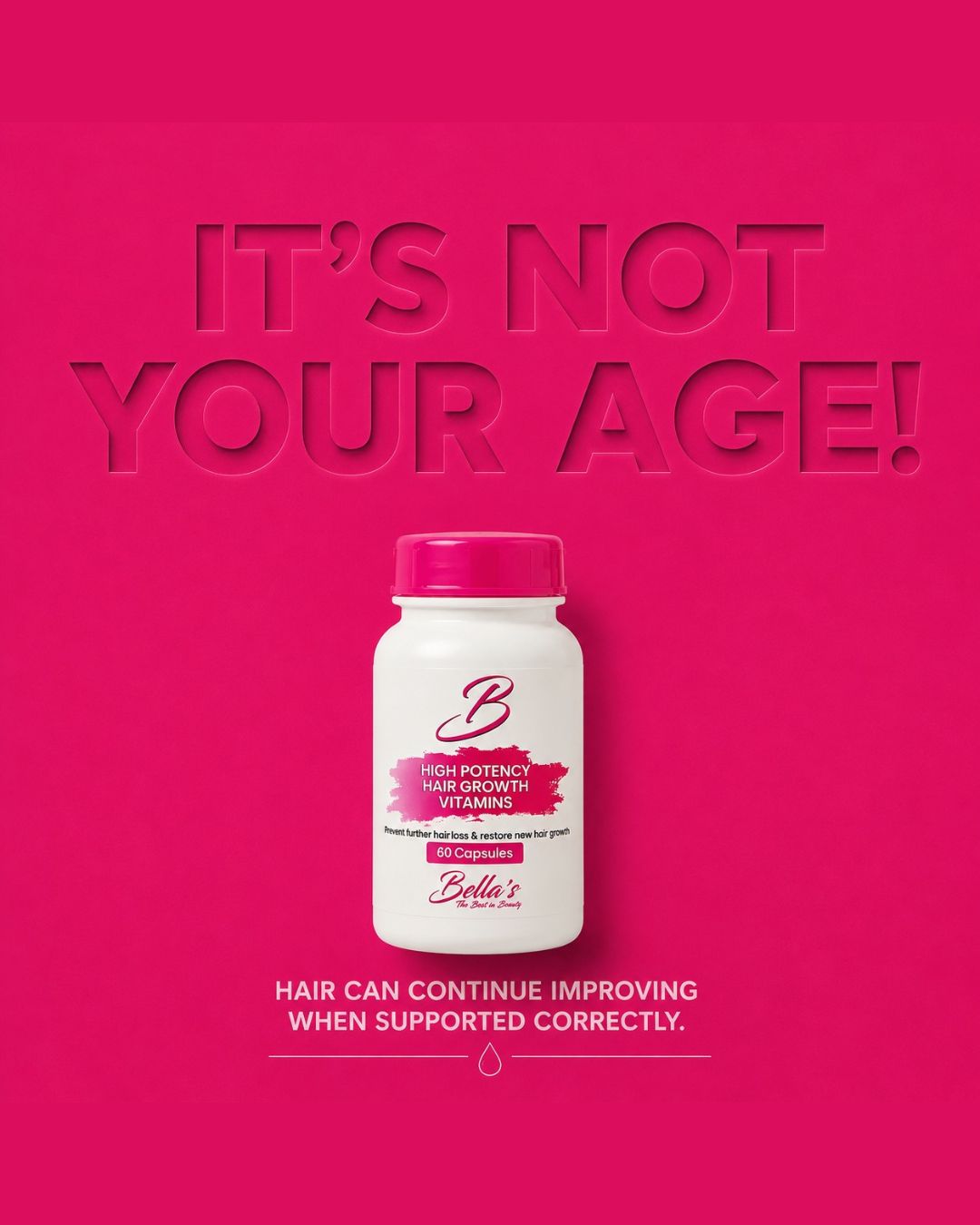 Bella's Beauty & Holly's Hair Growth Products South Africa Facebook ad: It may be what you're feeding your hair.