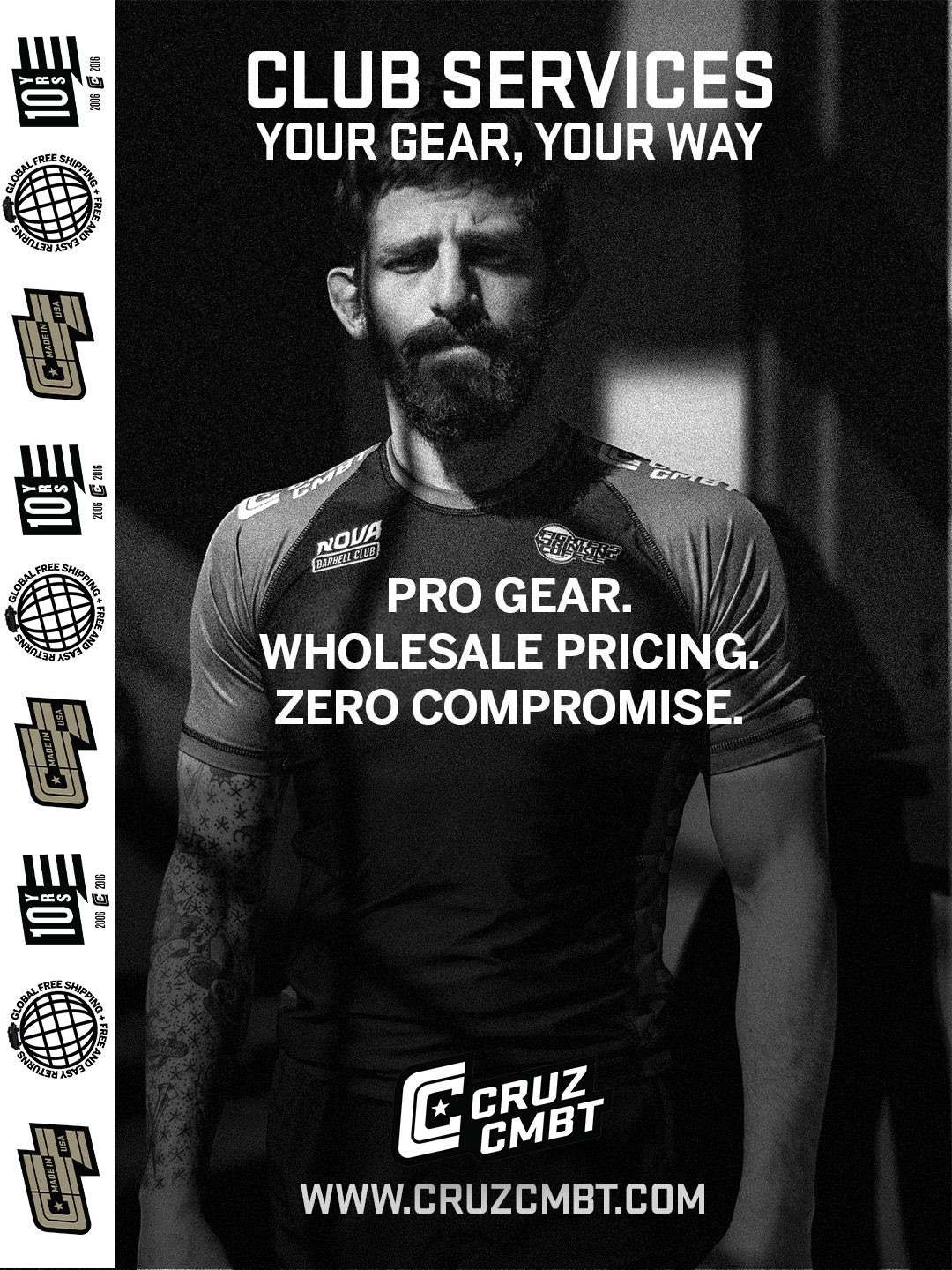 CRUZ CMBT Facebook ad: Custom BJJ Club Gear by CRUZ CMBT | Club Services for…