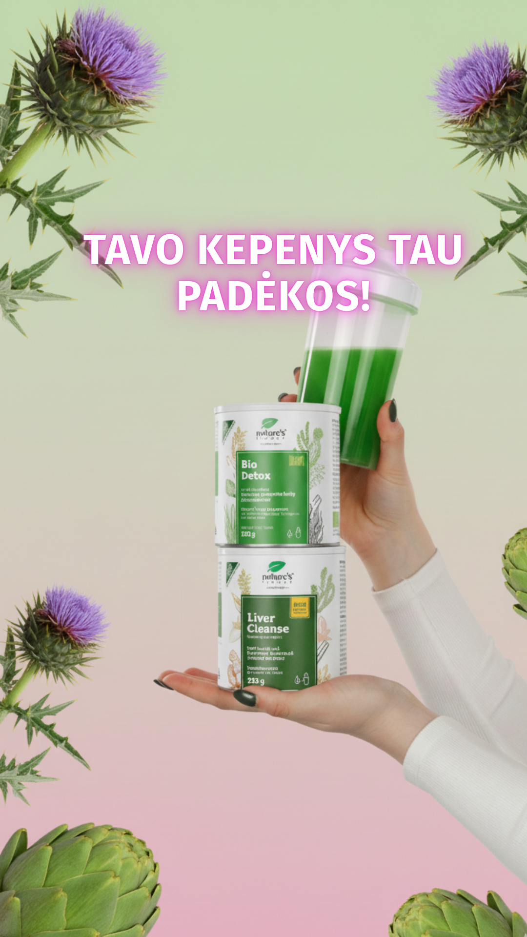Nature's Finest Lithuania Facebook ad