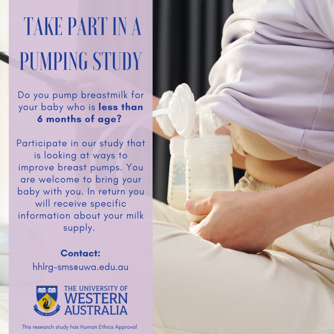 Geddes Hartmann Human Lactation Research Group Recruitment Page Facebook ad: Are you a breastfeeding mum of a 1…