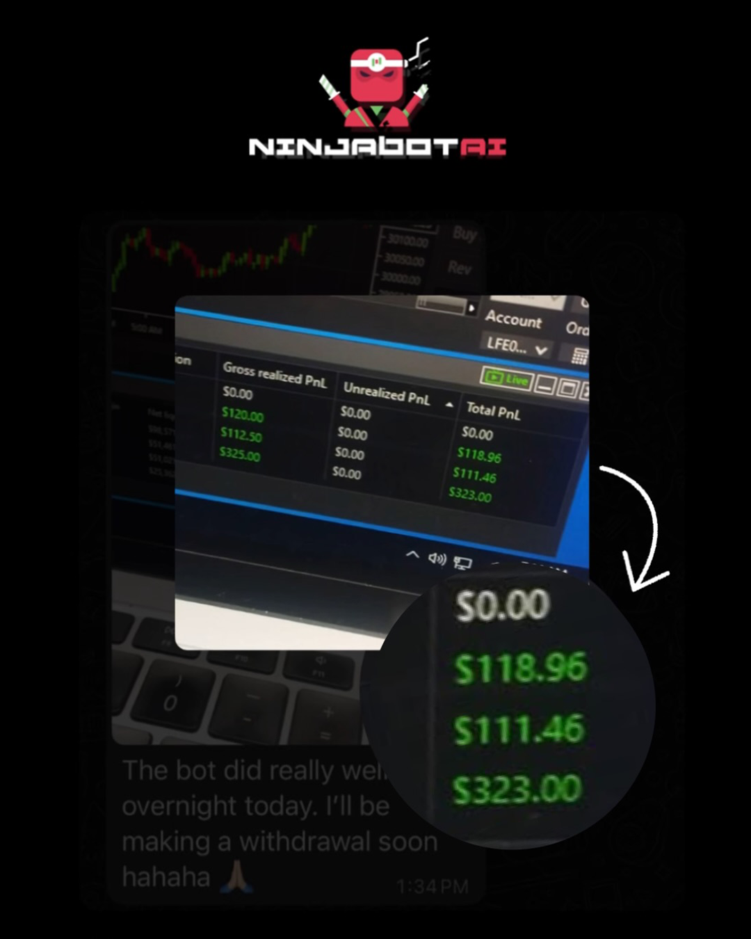 NinjaBot AI Facebook ad