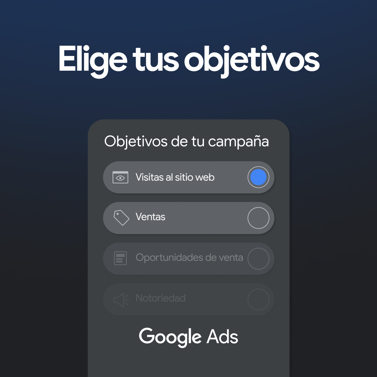 Google Ads Facebook ad