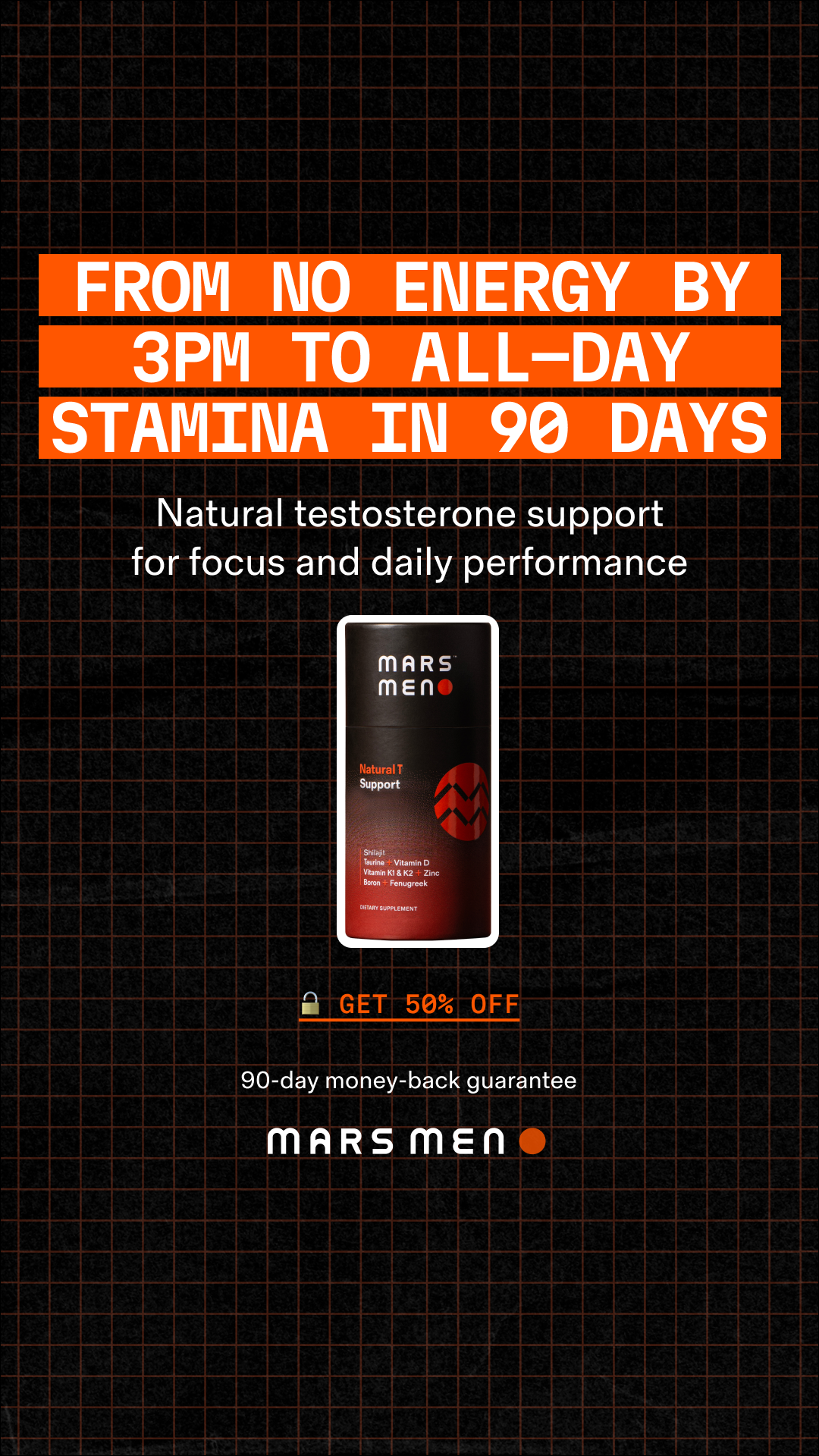 Mars Men Facebook ad