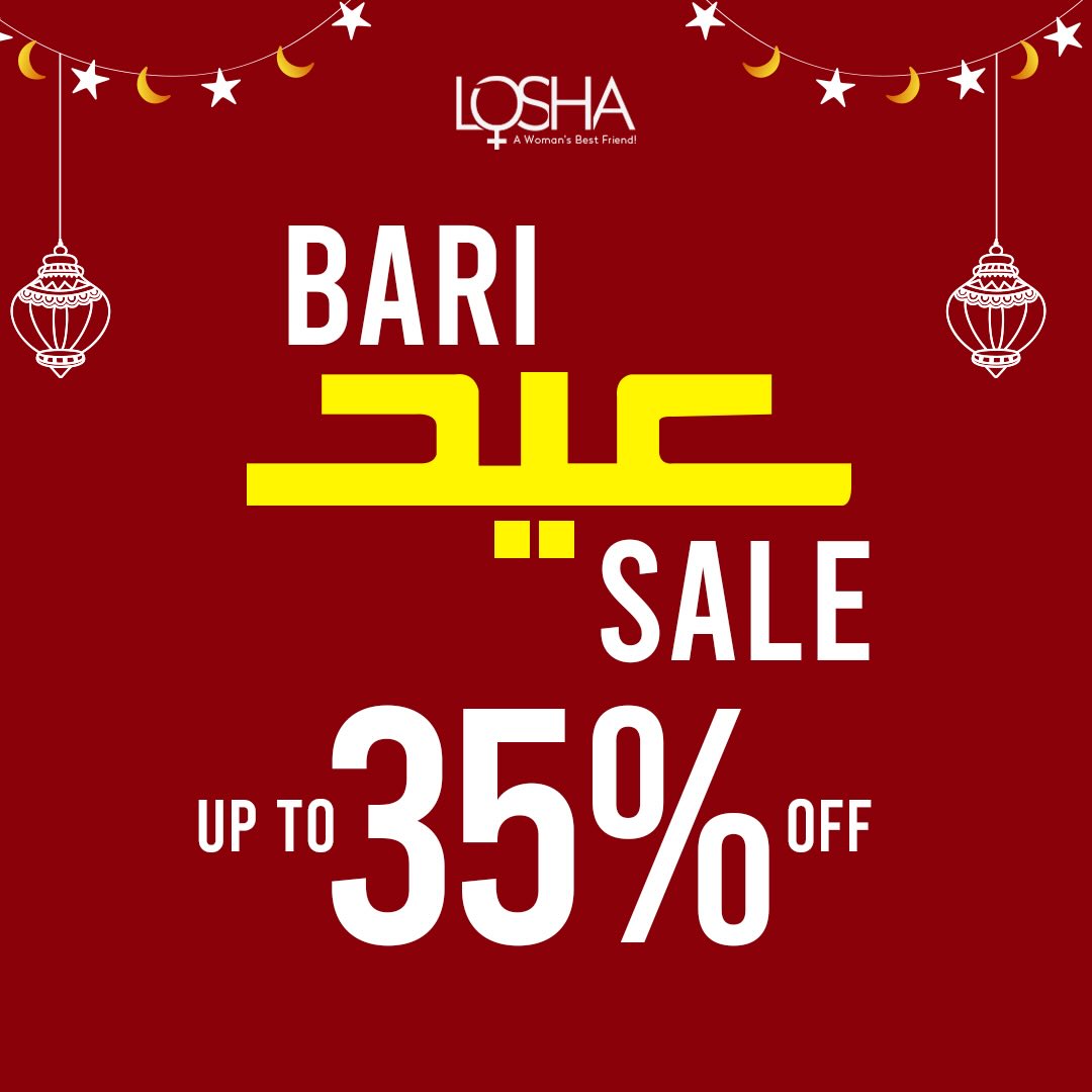 LOSHA Facebook ad: Bari Eid Sale