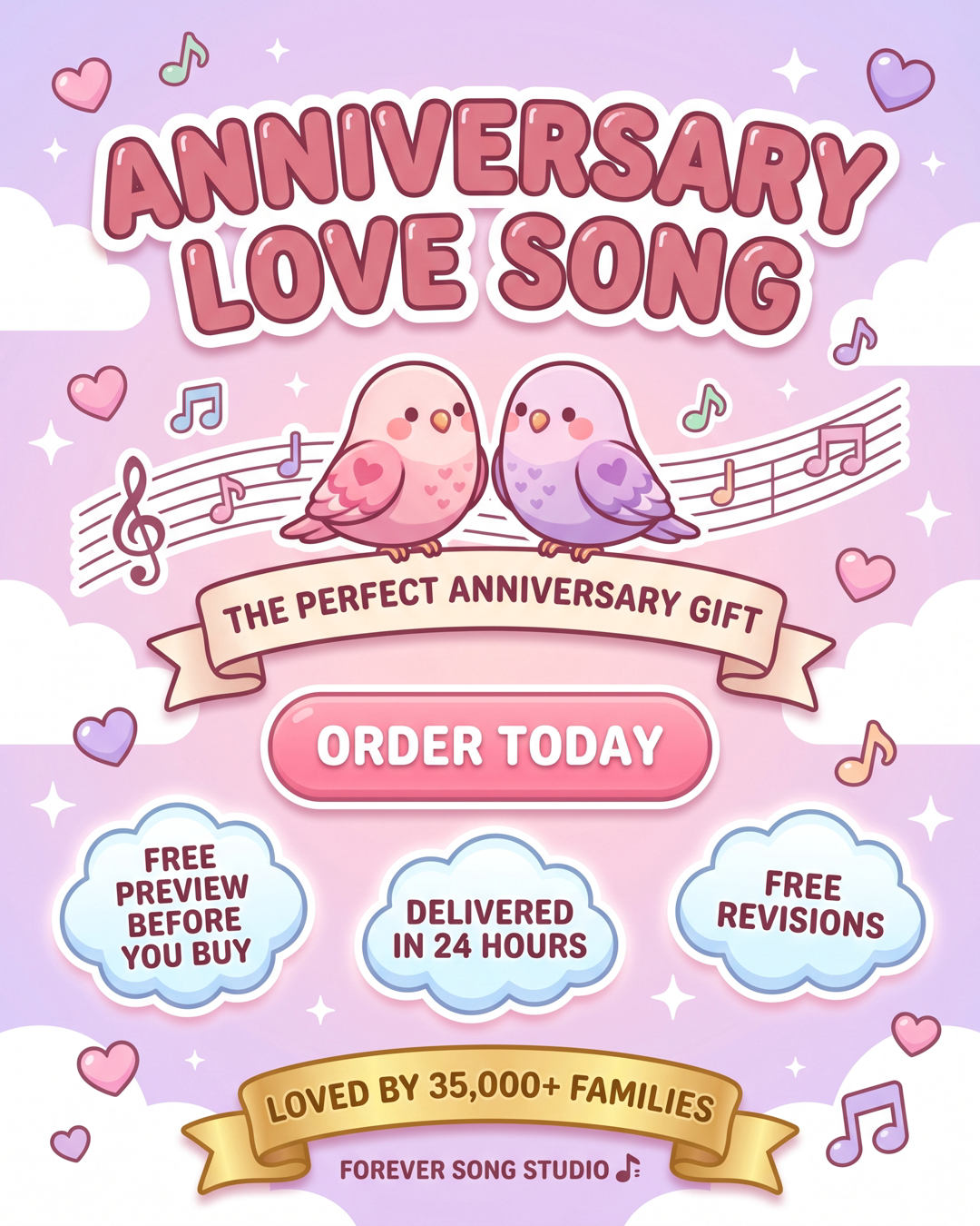 Forever Song Facebook ad