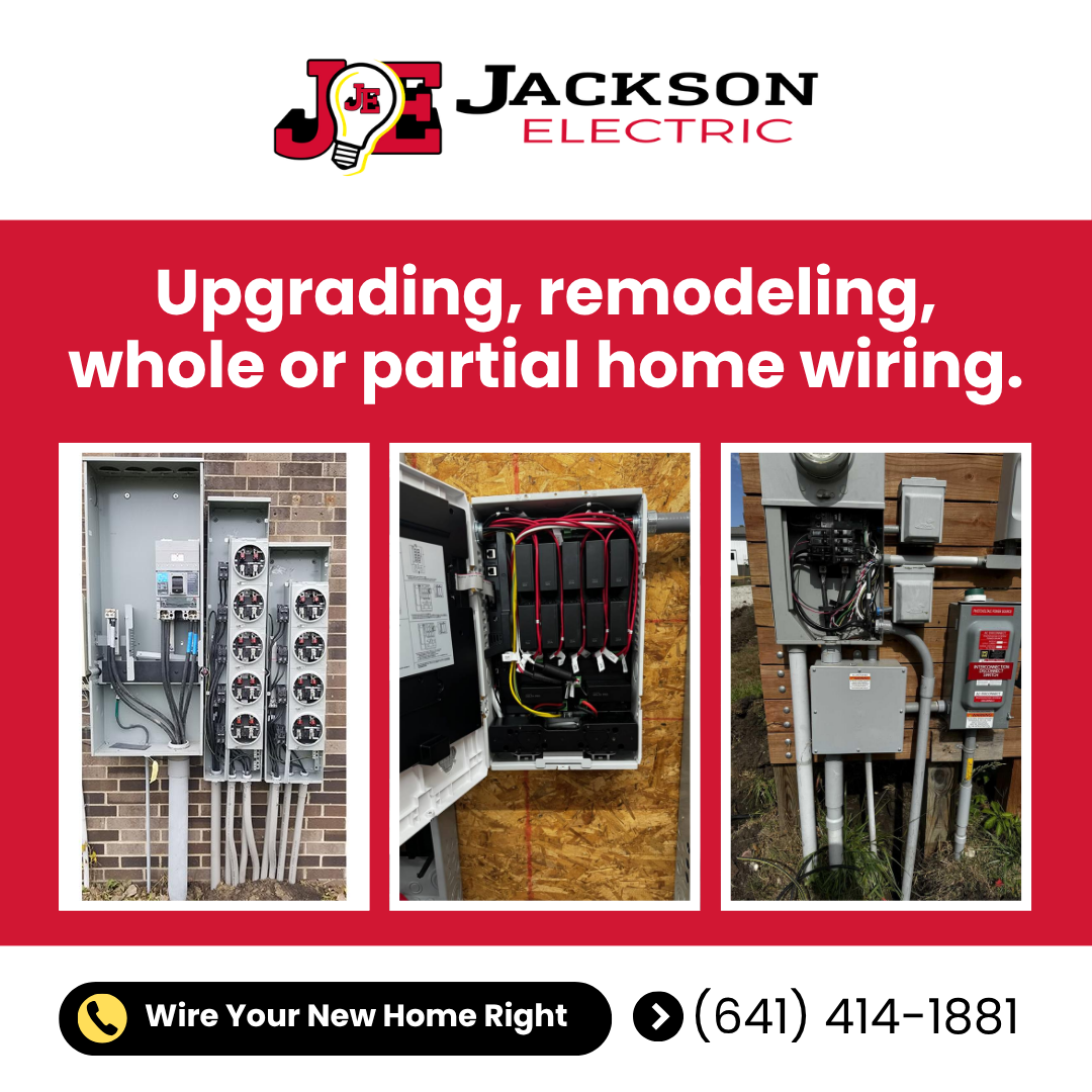 Jackson Electric Facebook ad: Wire Your New Home Right