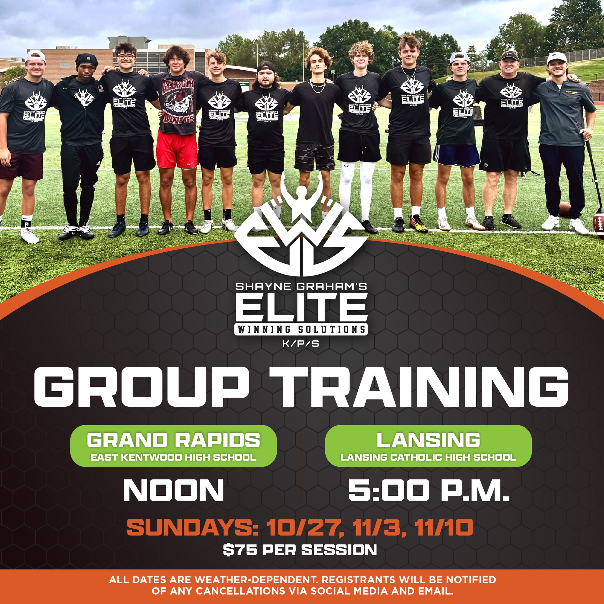 Elite Winning Solutions Kicker & Punter Training Facebook ad: Special Teams Consulting I Athlete Physical Evaluation and…