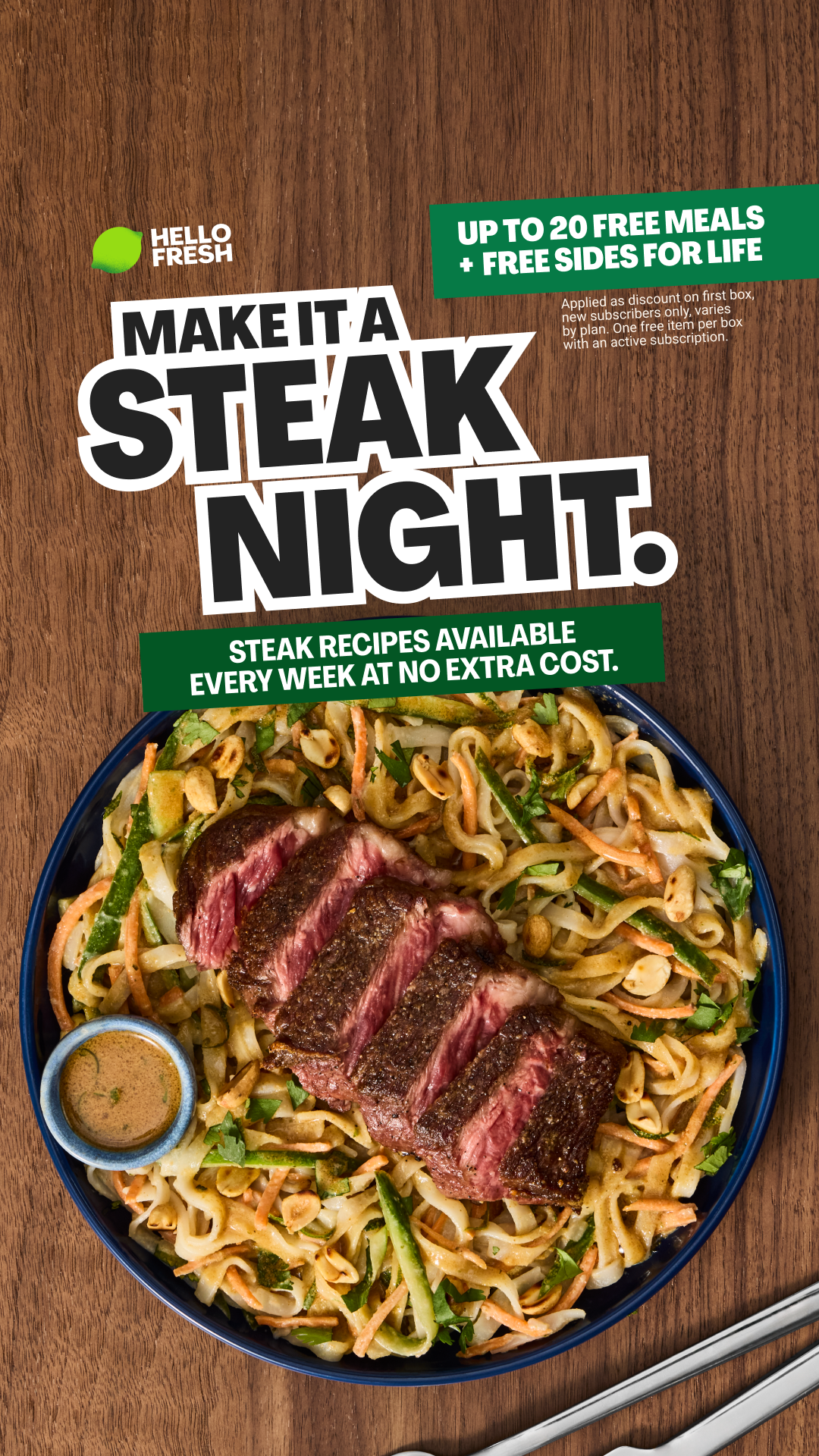 HelloFresh Facebook ad