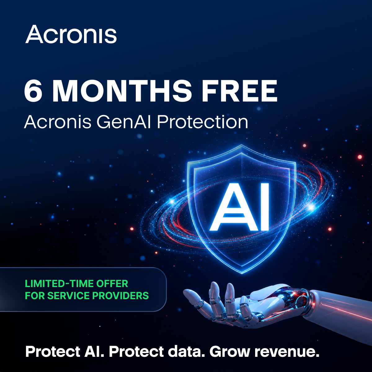 Acronis Facebook ad