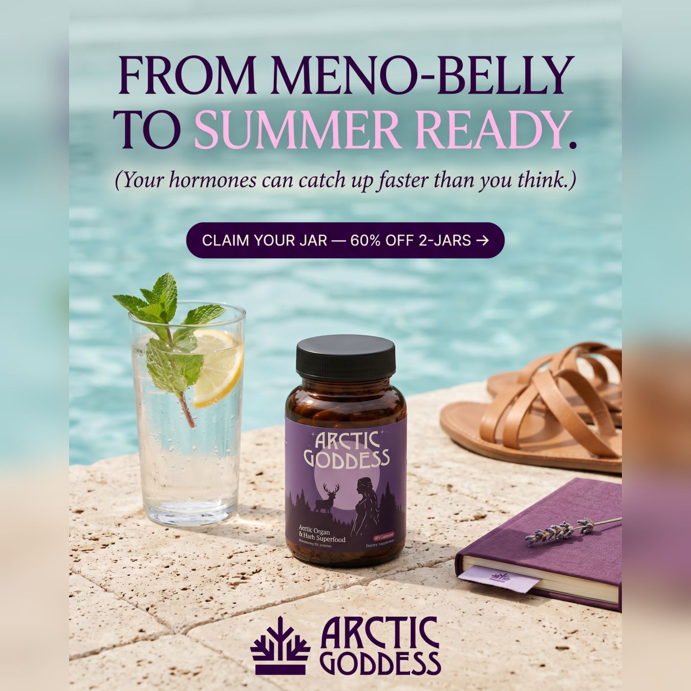 Arctic Goddess Facebook ad