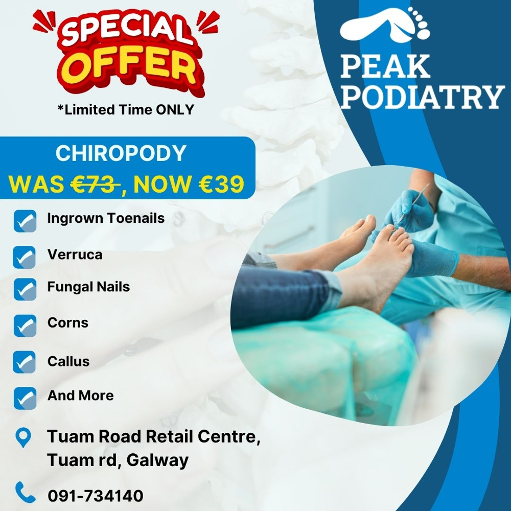 Peak Podiatry Facebook ad