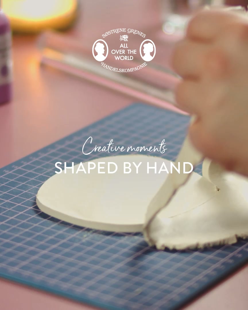Søstrene Grene Facebook ad: DIY with air-dry clay