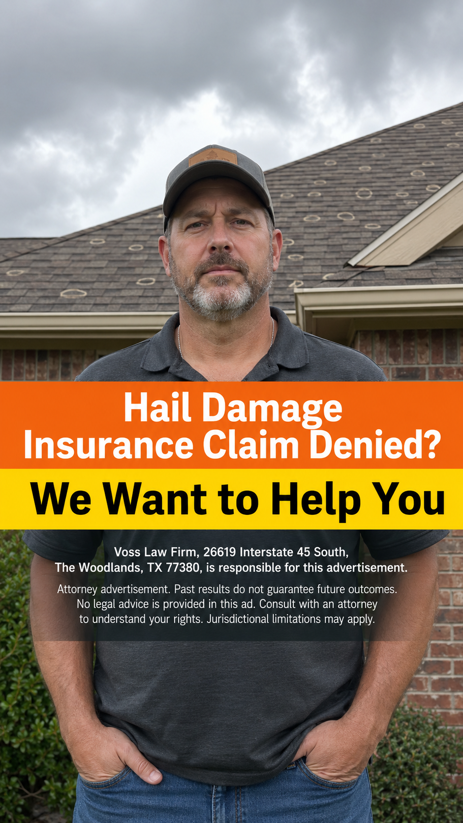 The Geisheker Group, Inc. Facebook ad: Denied Hail Claim? Get a Free Claim Review