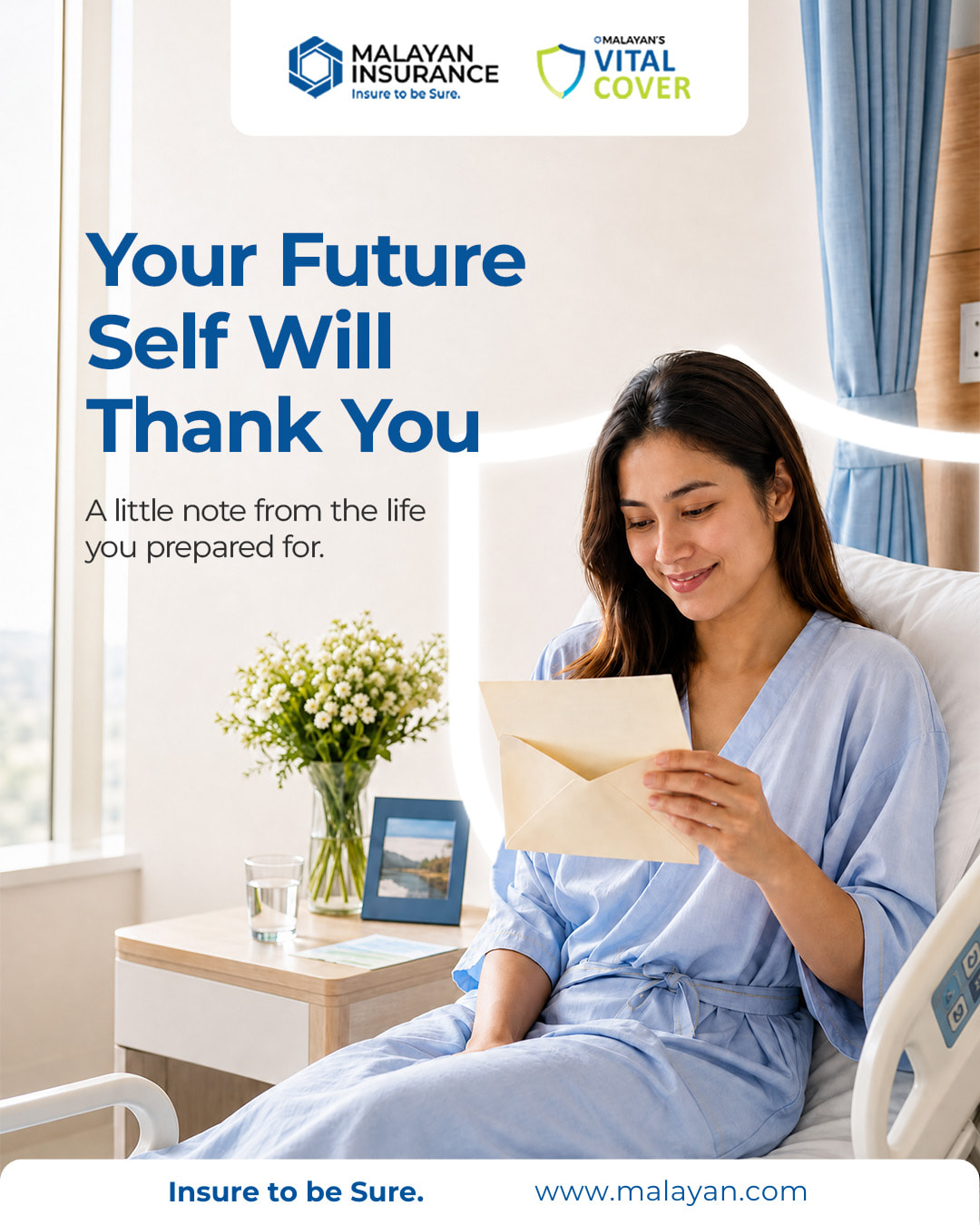 Malayan Insurance (Philippines) Facebook ad: You've Got Mail! A Little Thanks For Preparing For The…