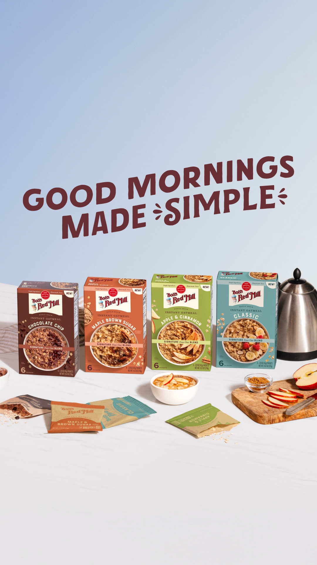 Bob's Red Mill Natural Foods Facebook ad: A Better Breakfast in 3 Minutes