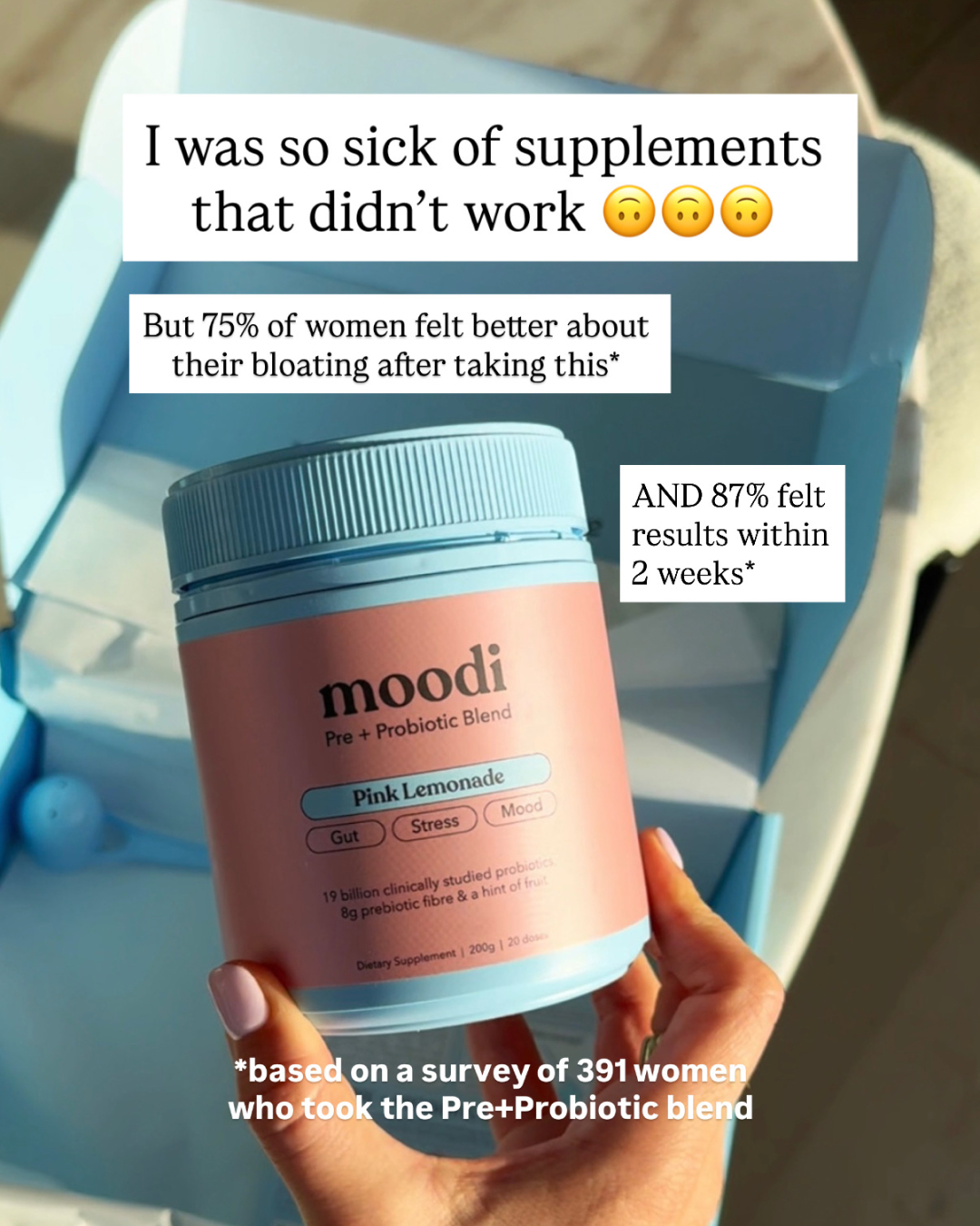 Moodi Facebook ad