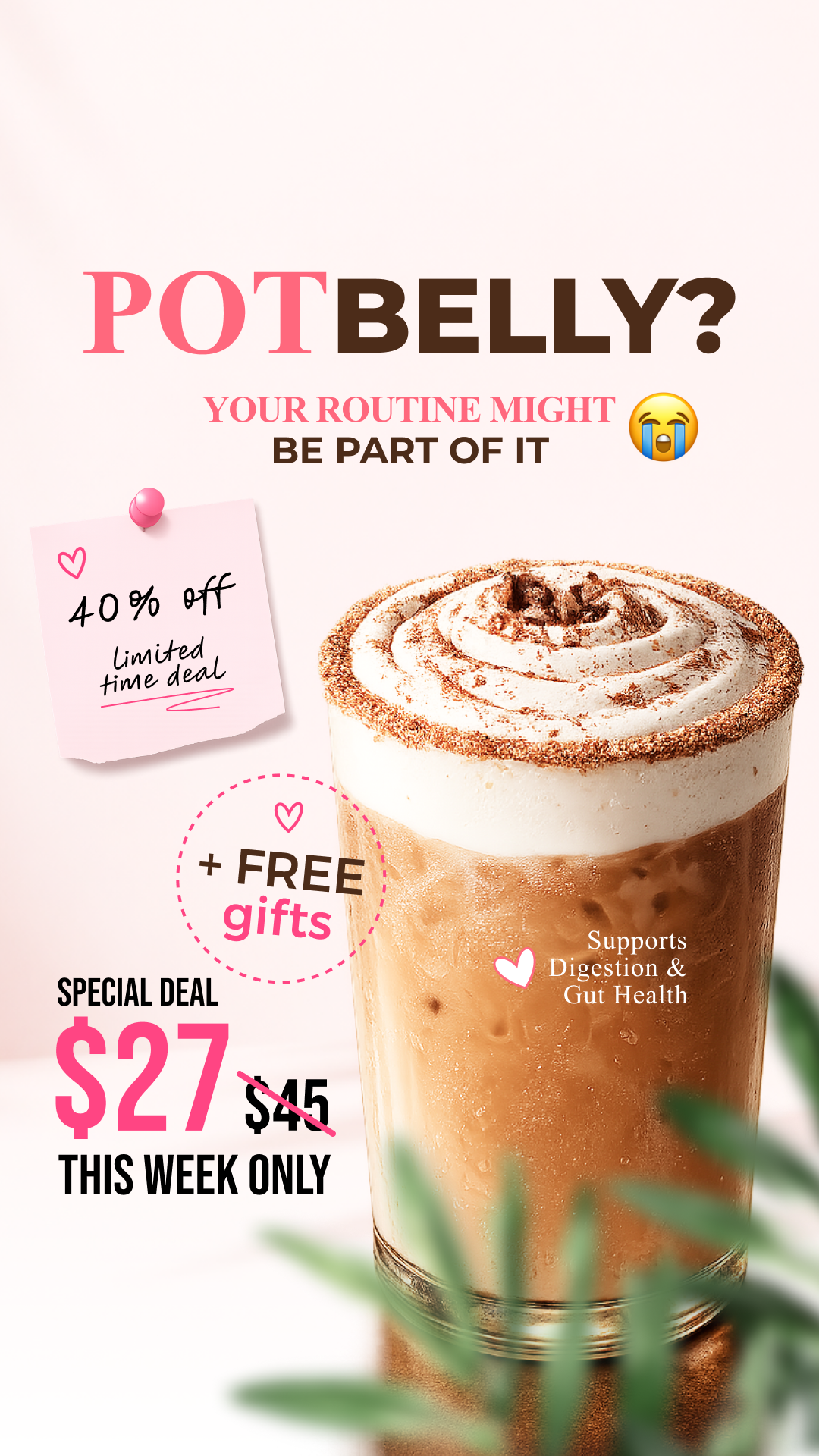 RYZE Superfoods Facebook ad