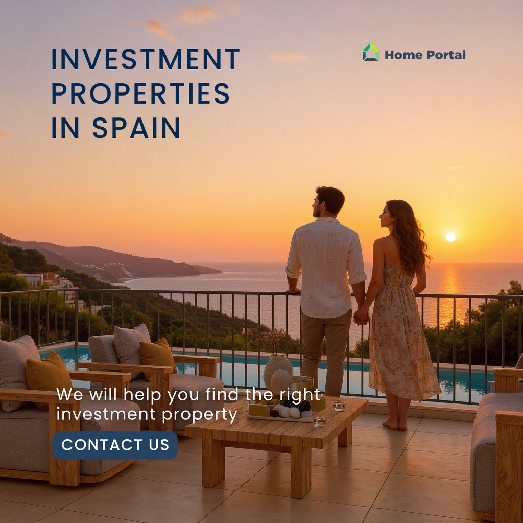 Homeportal.es Facebook ad: Invest in Spain