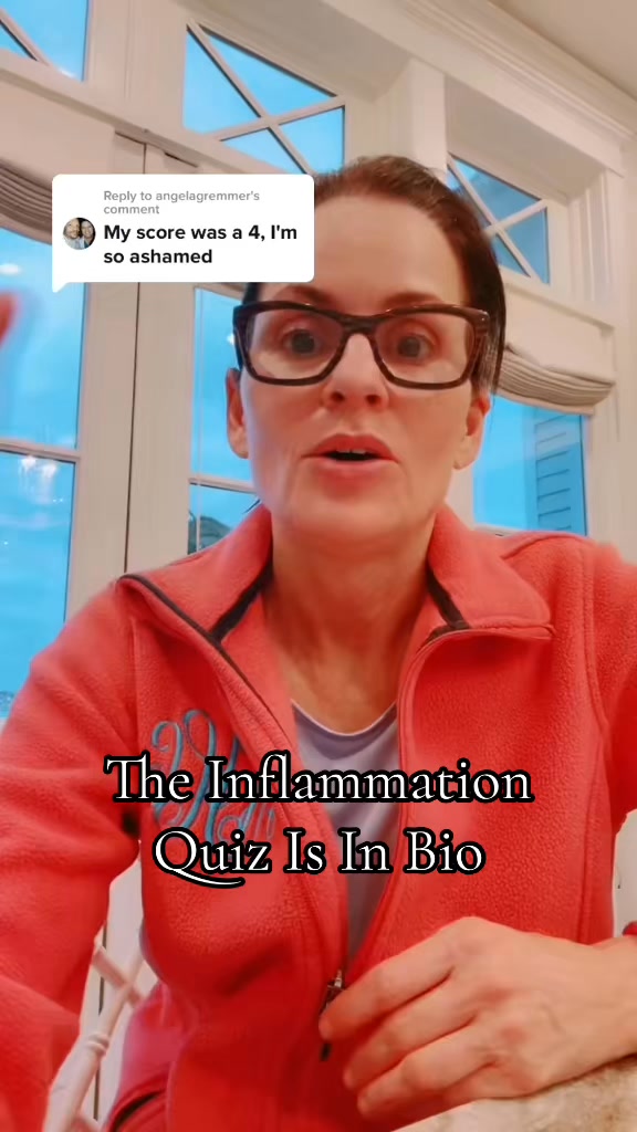 The Pause Life by Dr. Mary Claire Haver Facebook ad: Check Your Daily Inflammation Score