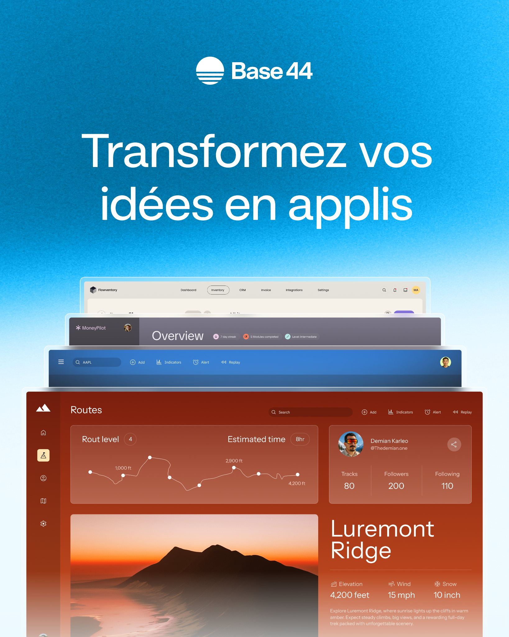 Base44 Facebook ad