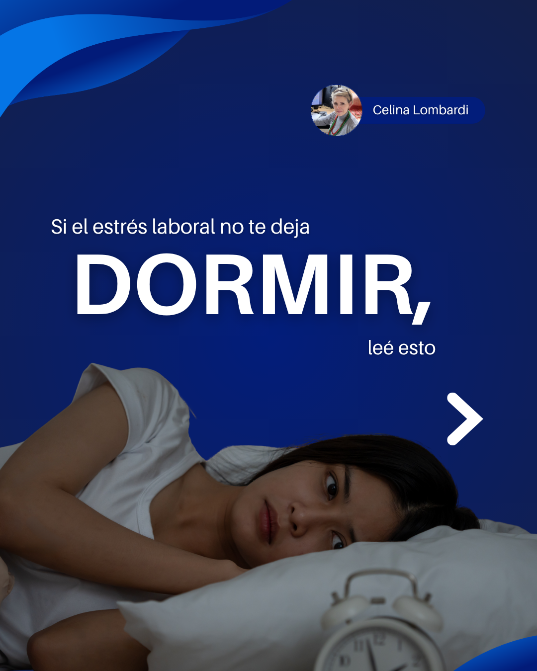Dra.Celina.Lombardi Facebook ad: Dormir mal durante meses no debería convertirse en…