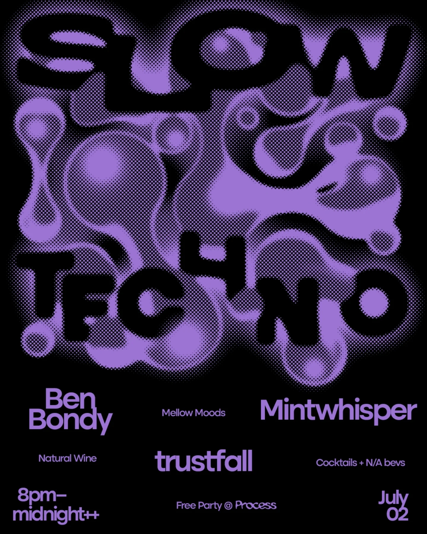 Process PDX Facebook ad: Get ready for Slow Techno's FREE party at…