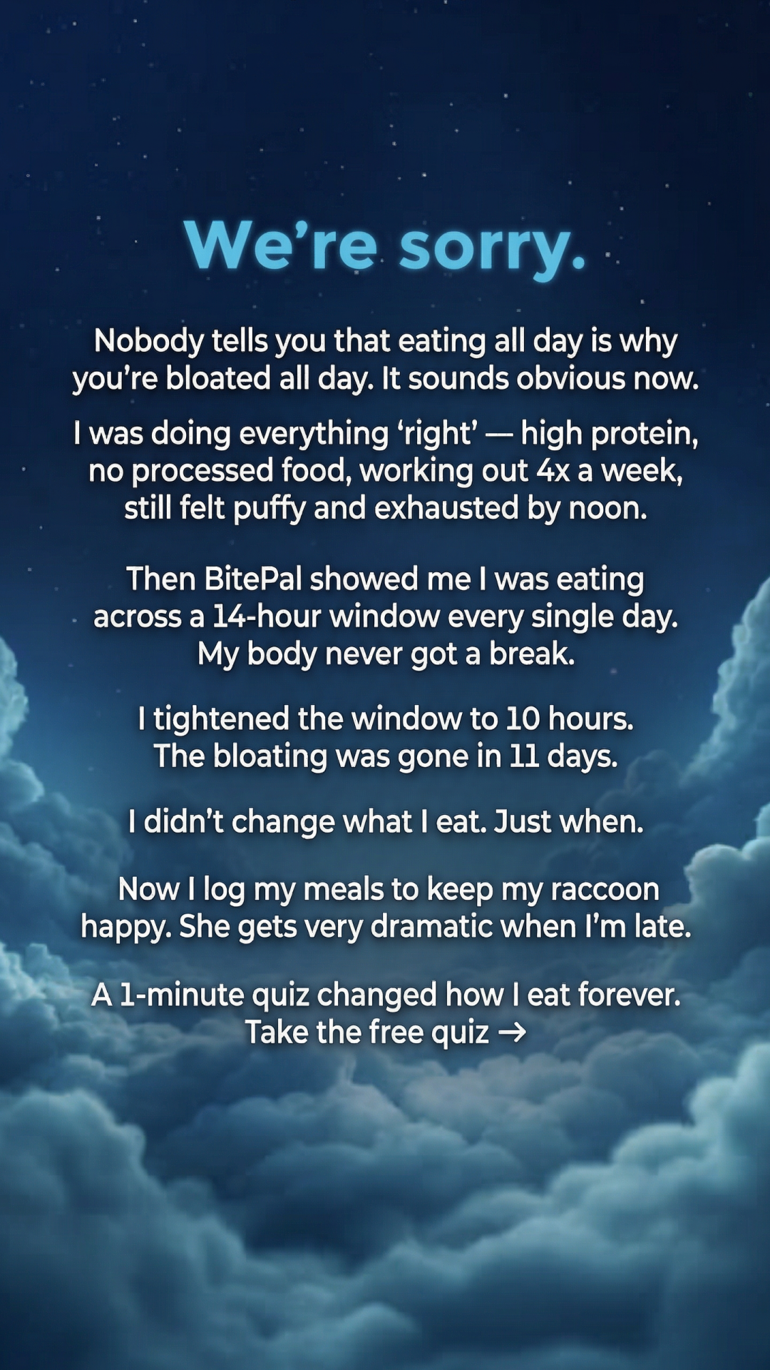 BitePal: AI Calorie Tracker Facebook ad