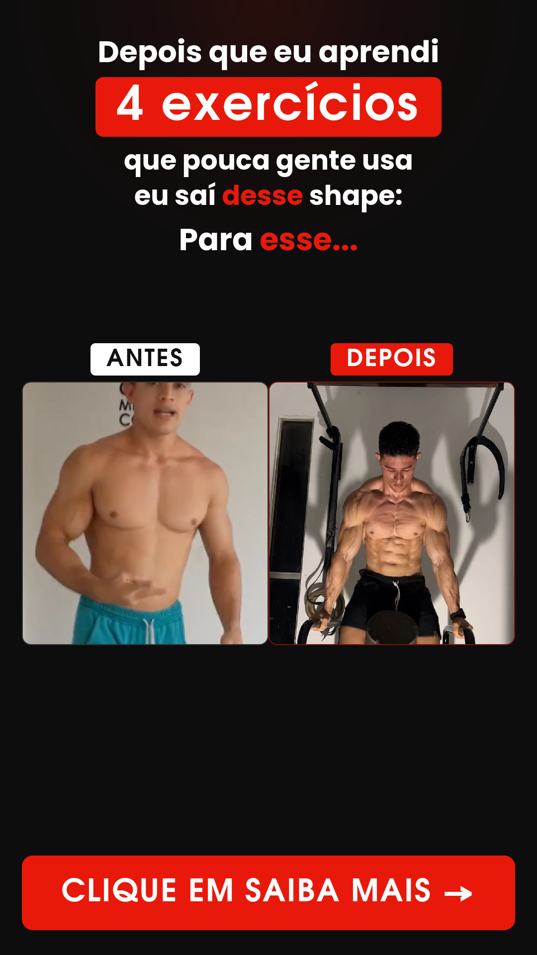 Maxweel Santos Facebook ad: Domine os movimento Estáticos da Calistenia