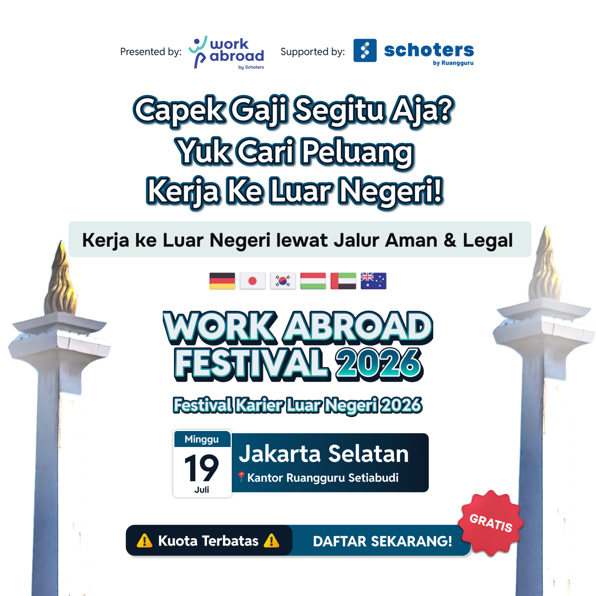 Work Abroad Academy Facebook ad