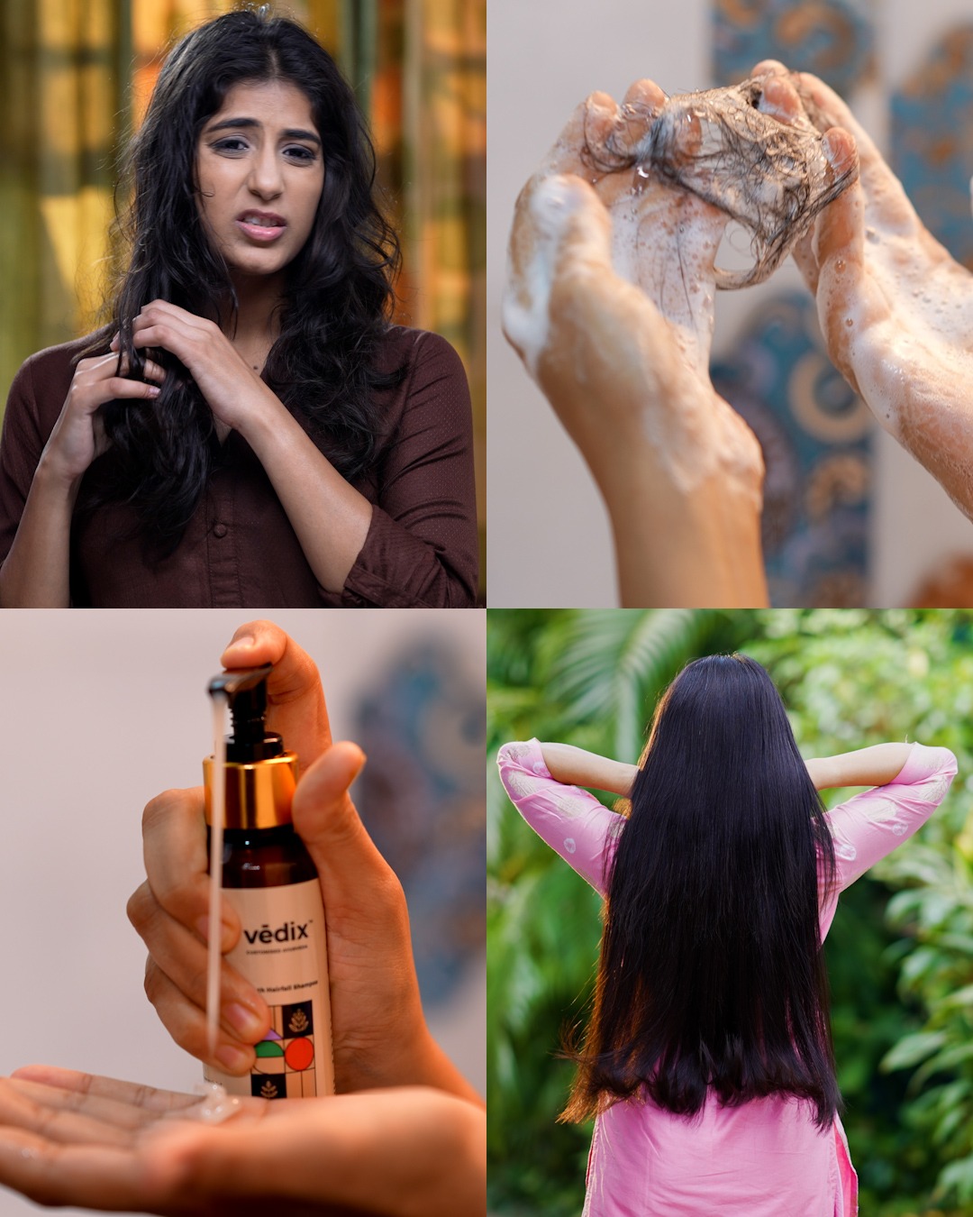 Herbal Remedies Facebook ad: Get 100% Natural Ayurvedic Hair Care For Damage-Free Hair…
