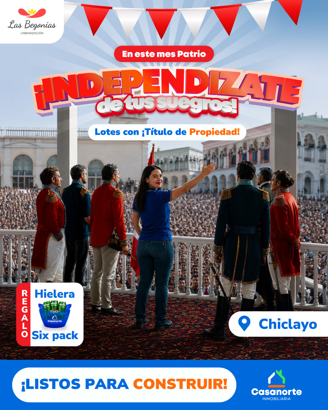 Casanorte Inmobiliaria Facebook ad: ¡Independízate HOY MISMO!