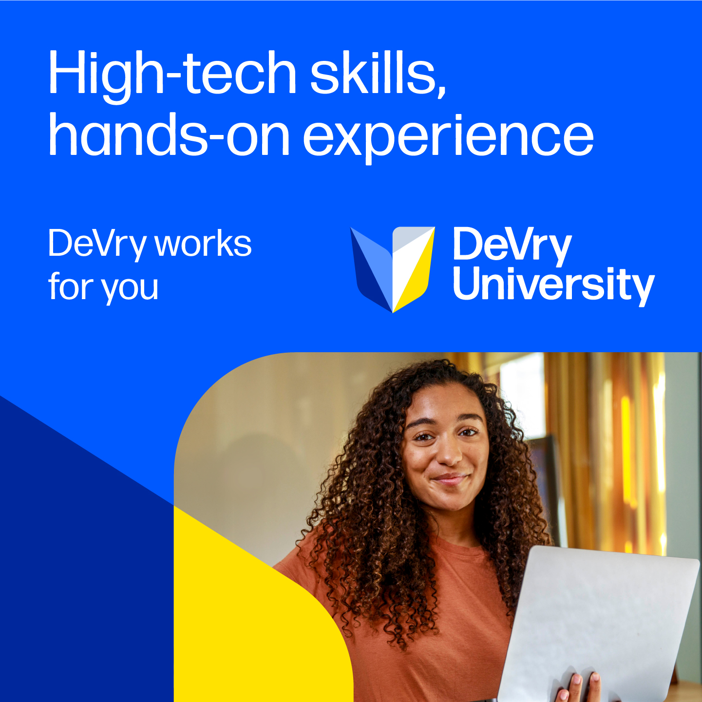 DeVry University Facebook ad
