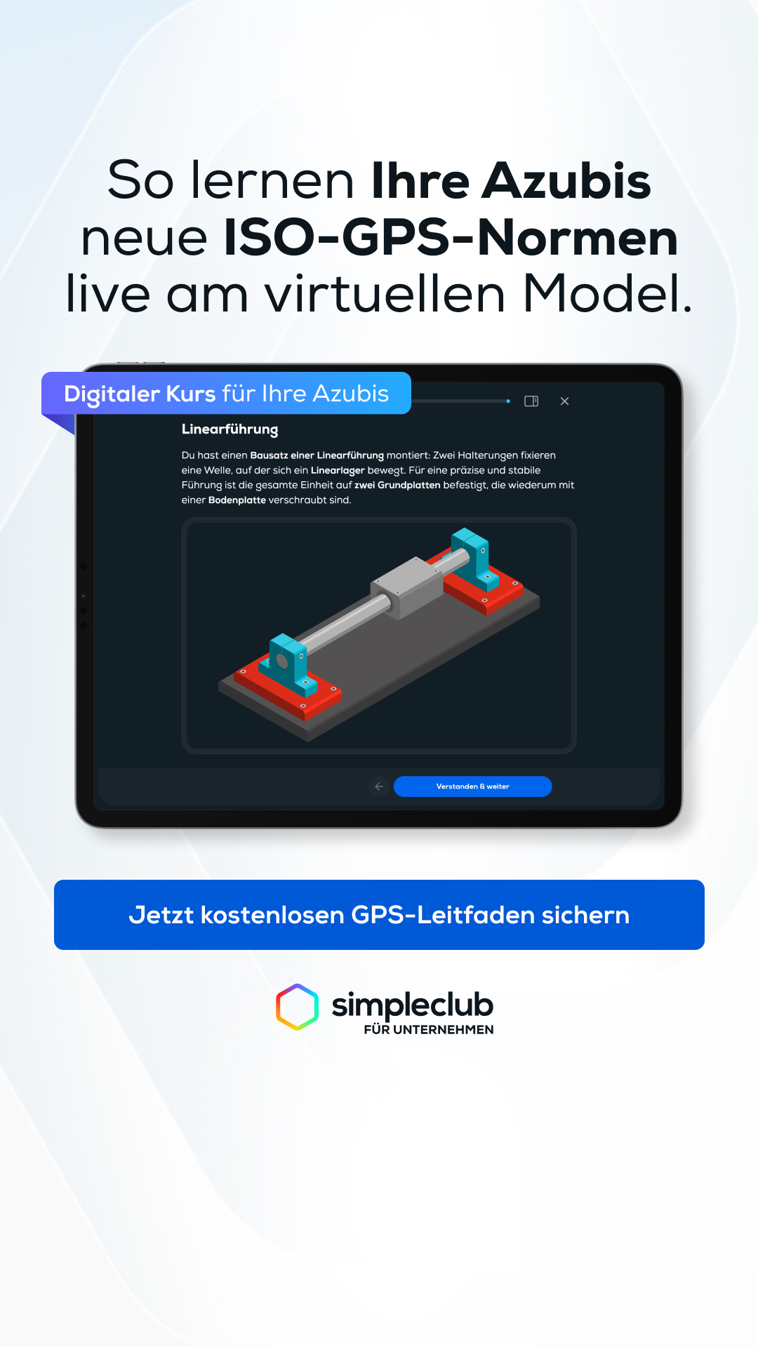 simpleclub Facebook ad