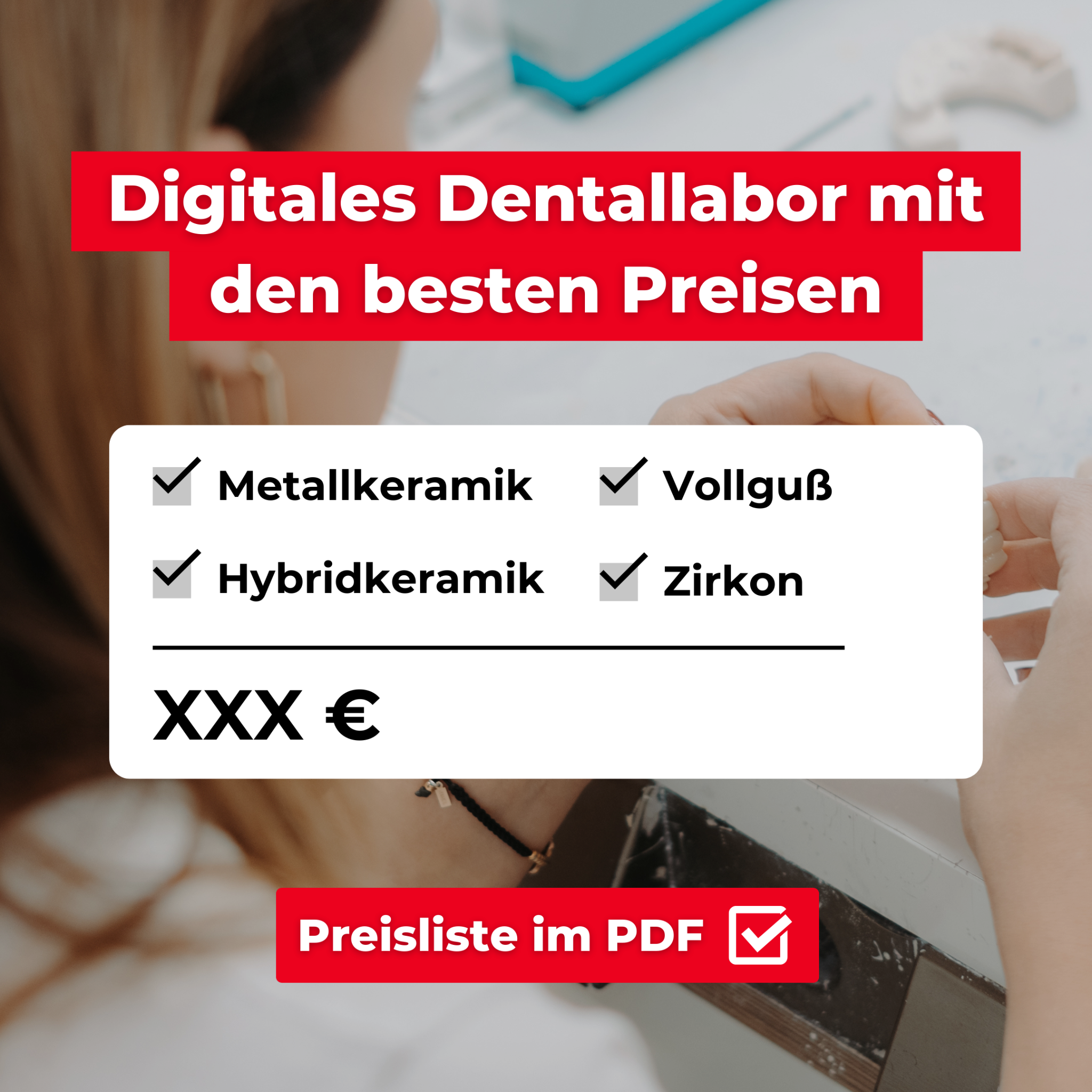 Royal Dent Deutschland GmbH. - Dentallabor Facebook ad: Wir sind ein digitales Dentallabor