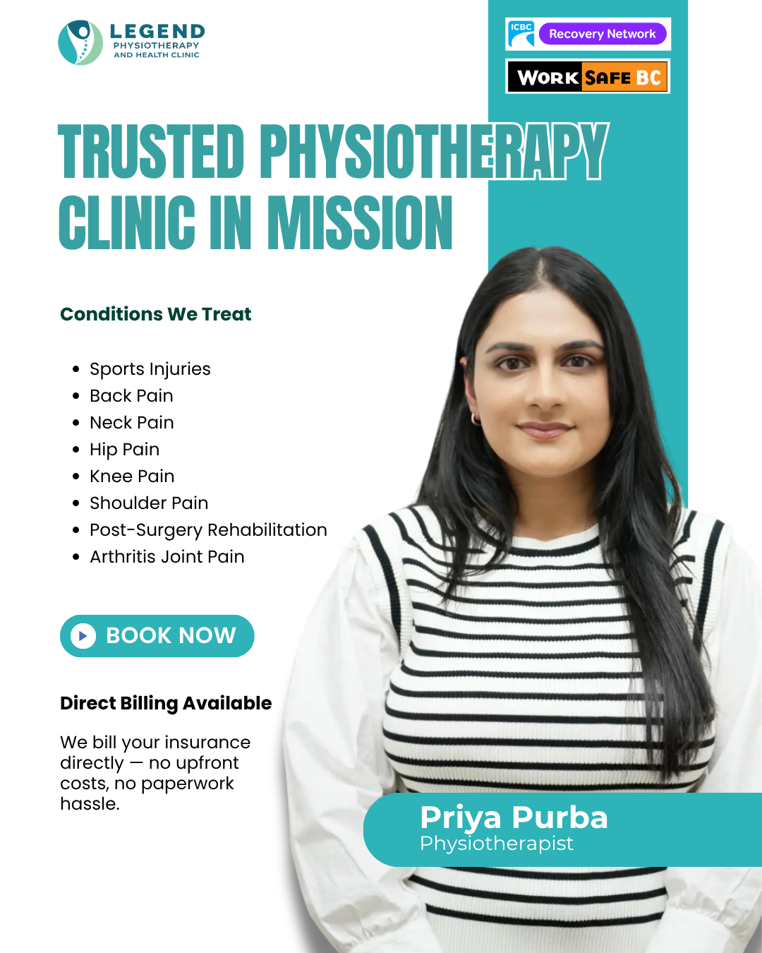 Legend Physiotherapy & Health Clinic Facebook ad