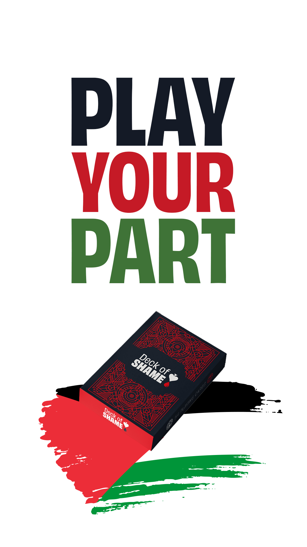 Deck of Shame Facebook ad: Free Shipping in the USA and Canada