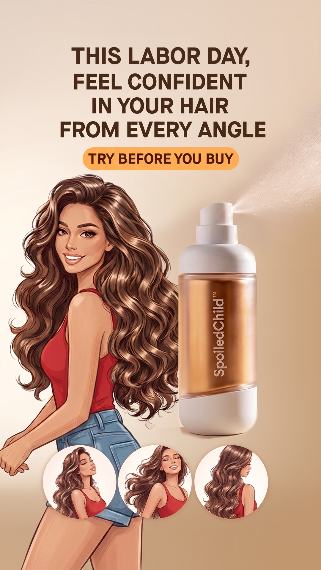 SpoiledChild Facebook ad: Try Before You Buy