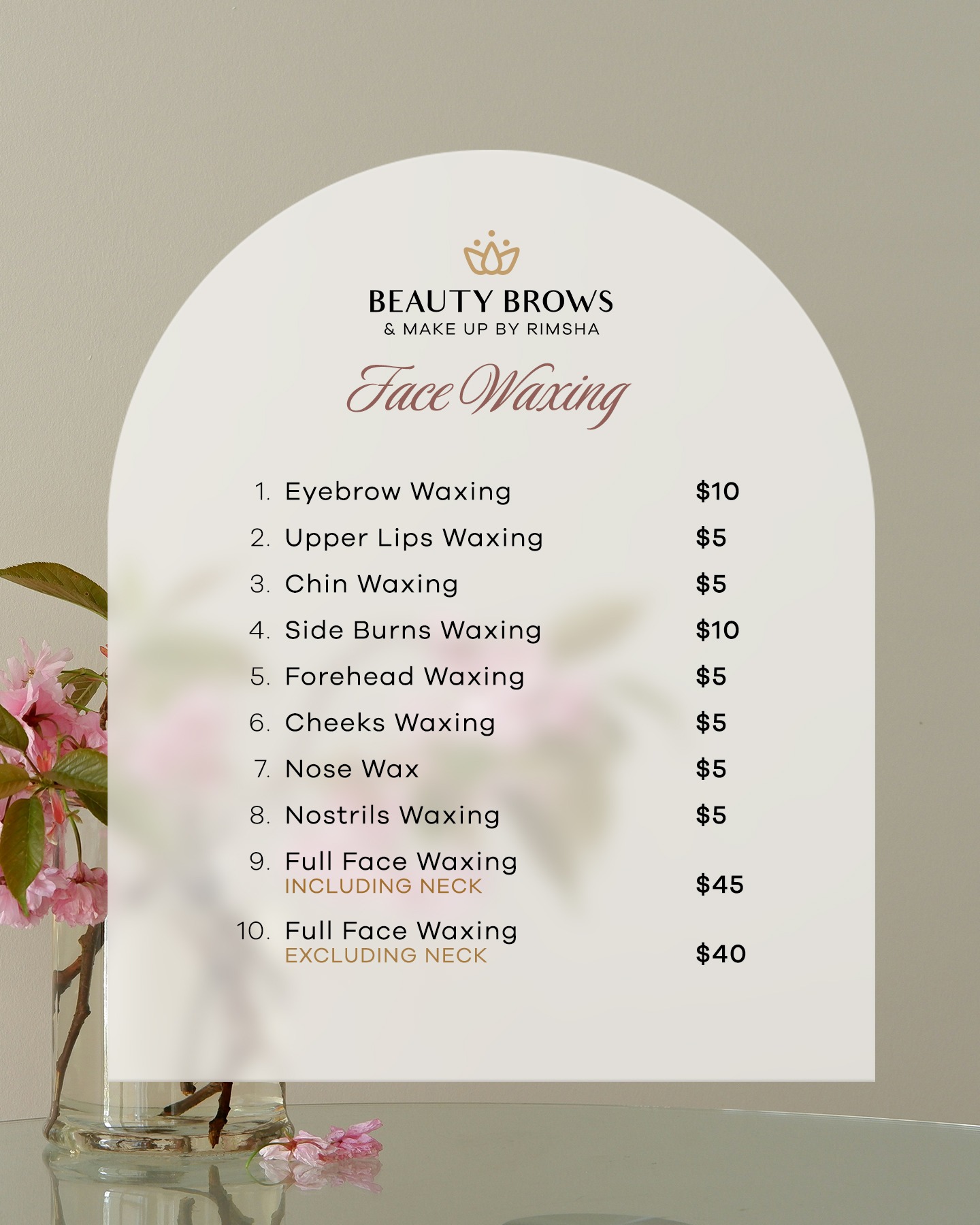 Beauty Brows & Makeup by Rimsha Facebook ad from Jun 27, 2025