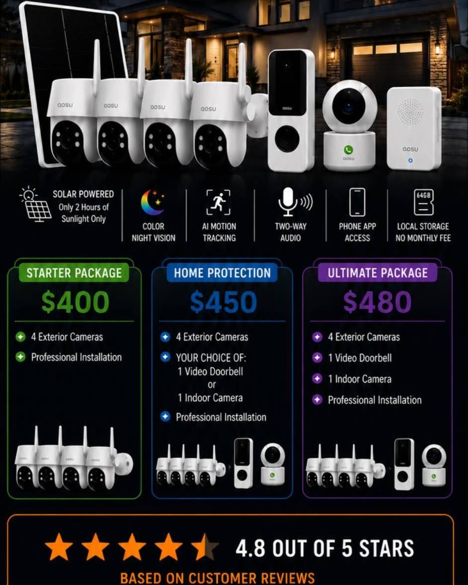 Ivan Hernandez Facebook ad: Security Camera AOSU
