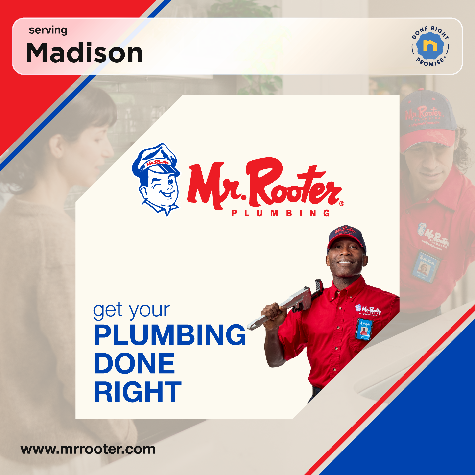 Mr Rooter Plumbing of Huntsville Facebook ad