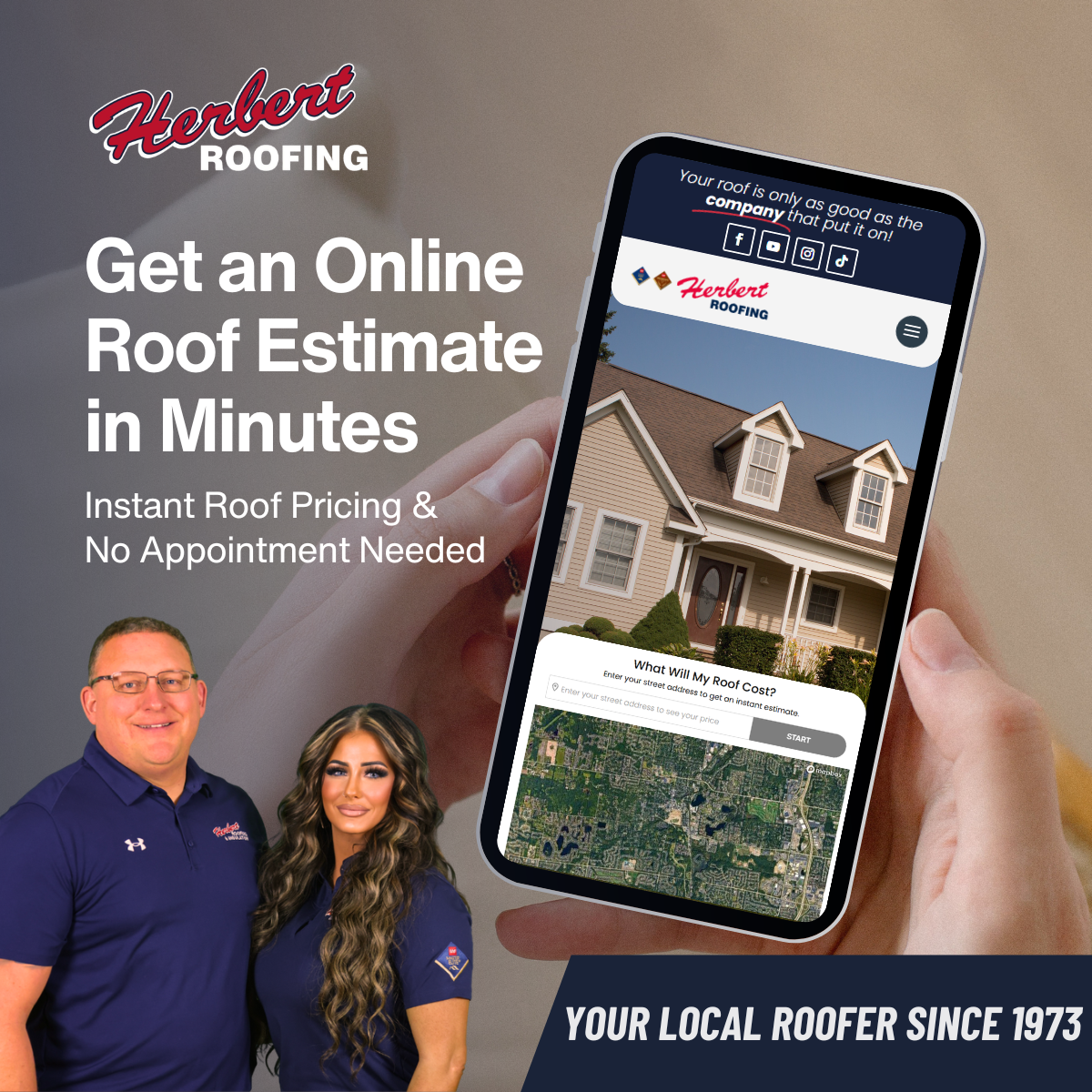 Herbert Roofing Facebook ad
