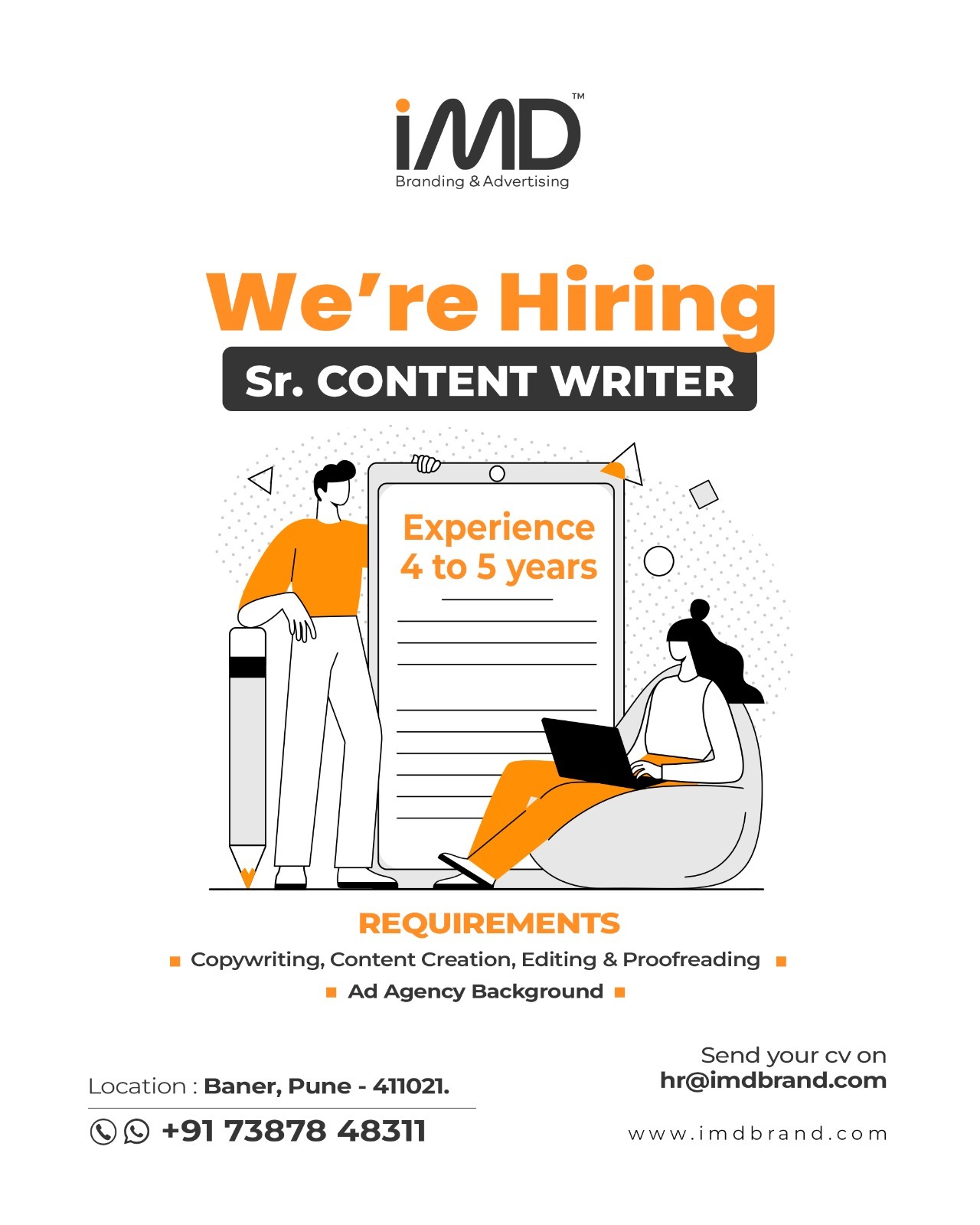 IMD Brand Facebook ad: Apply Now