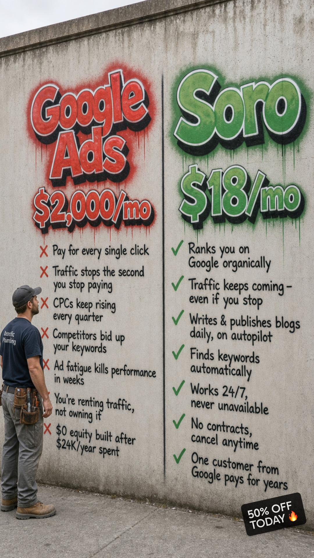 Soro SEO Facebook ad