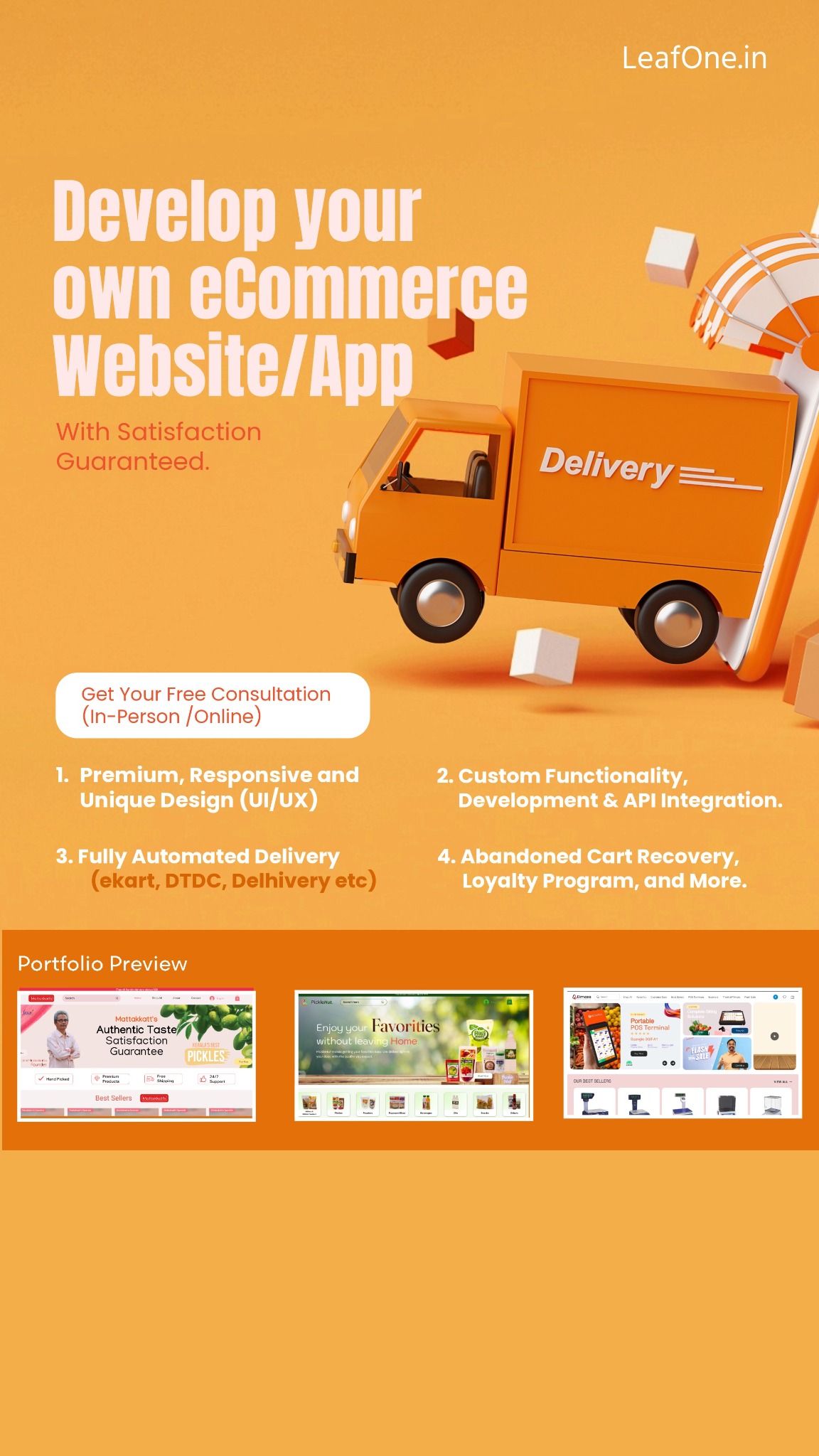 LeafOne It Solutions Facebook ad from May 18, 2026