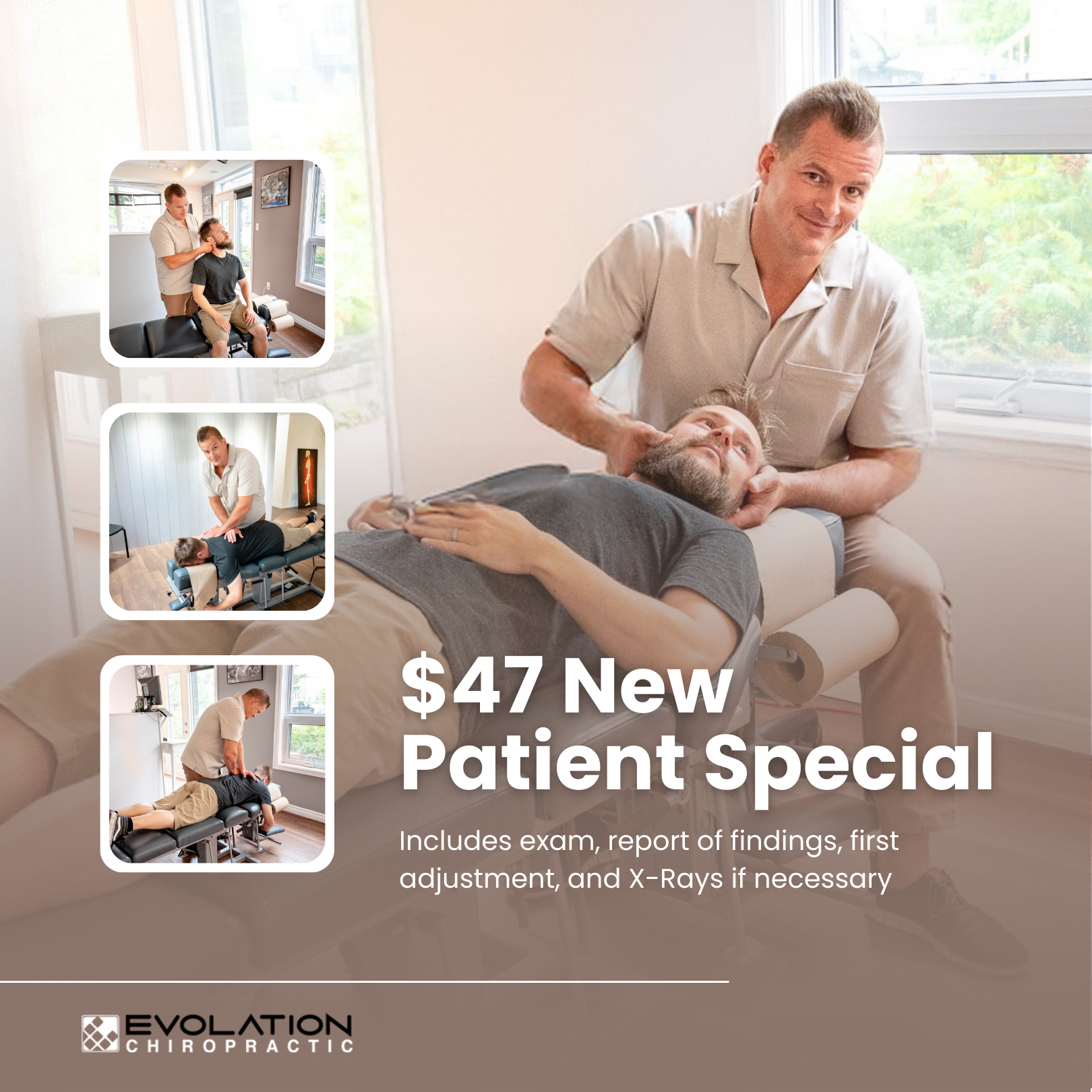 Evolation Chiropractic Facebook ad
