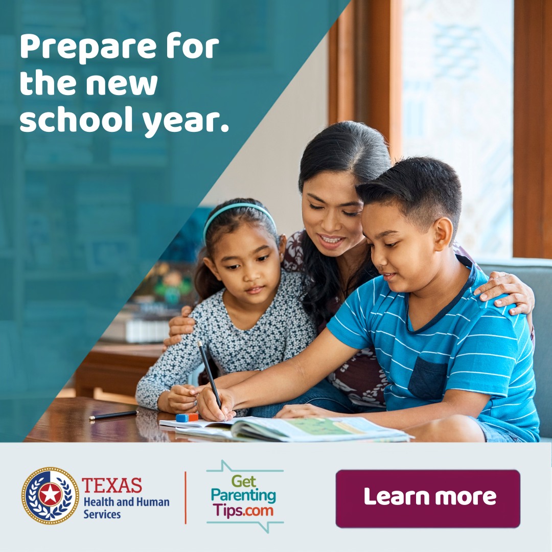 GetParentingTips Facebook ad: When your children have homework or a project…