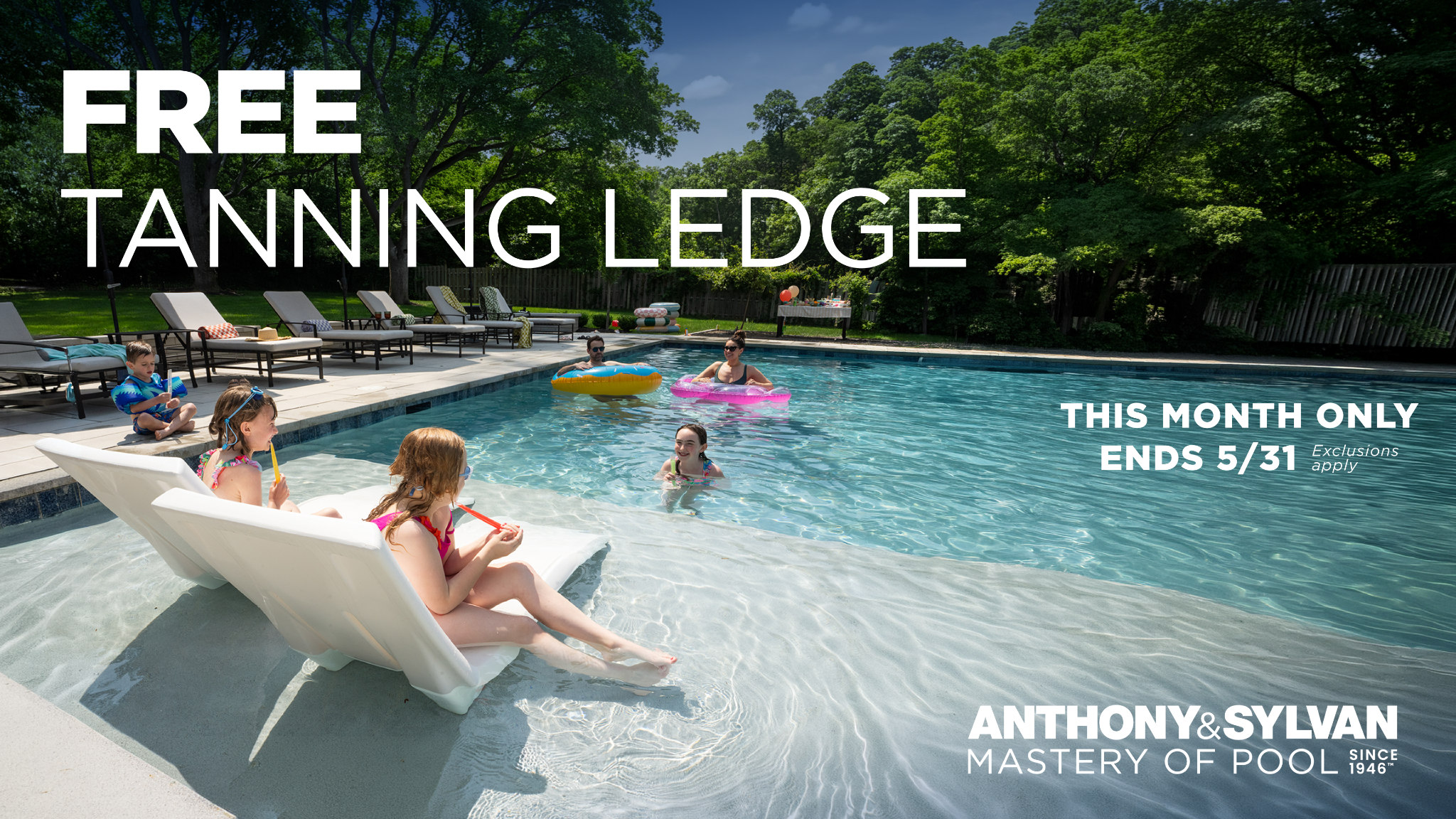 Anthony & Sylvan Pools Facebook ad