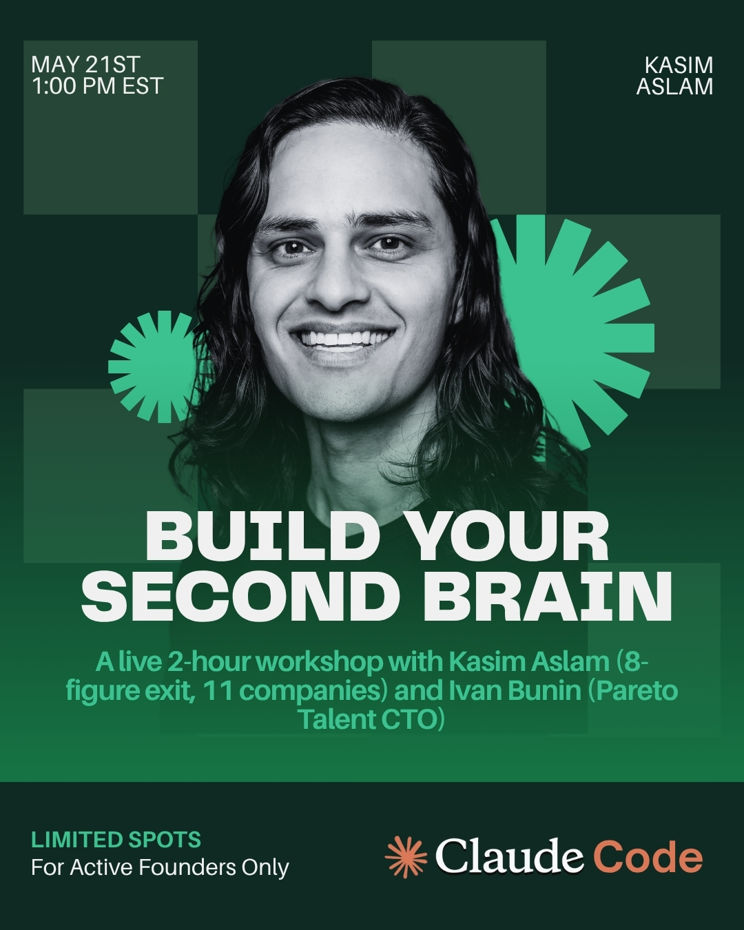 Pareto Talent Facebook ad: Reserve Your Seat, $97